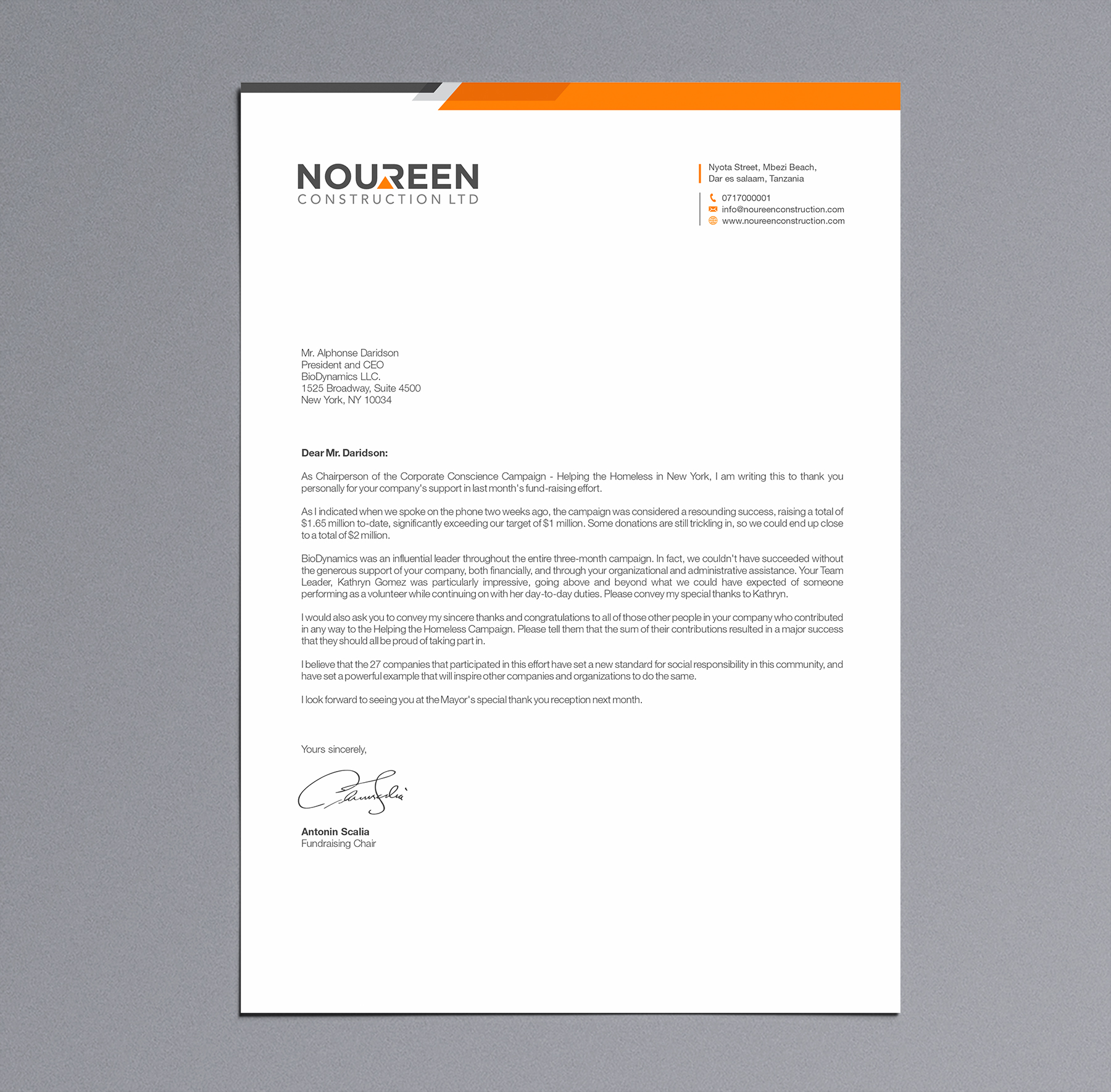 Letterhead Design by logodentity for this project | Design #31574288