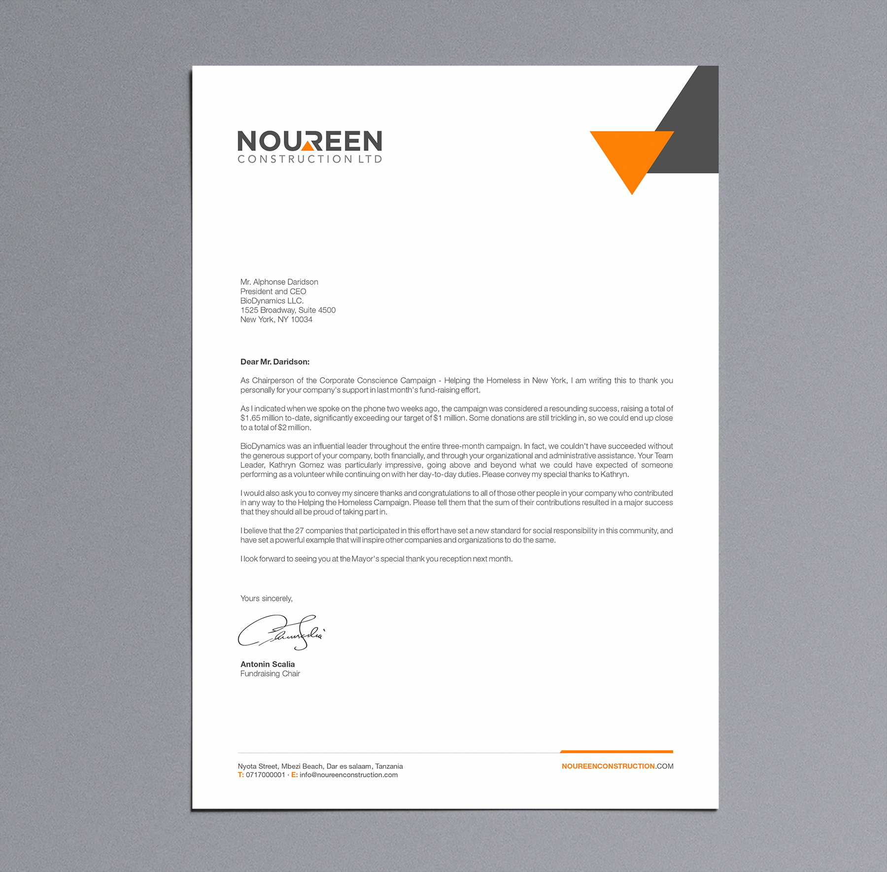 Letterhead Design by logodentity for this project | Design #31574403