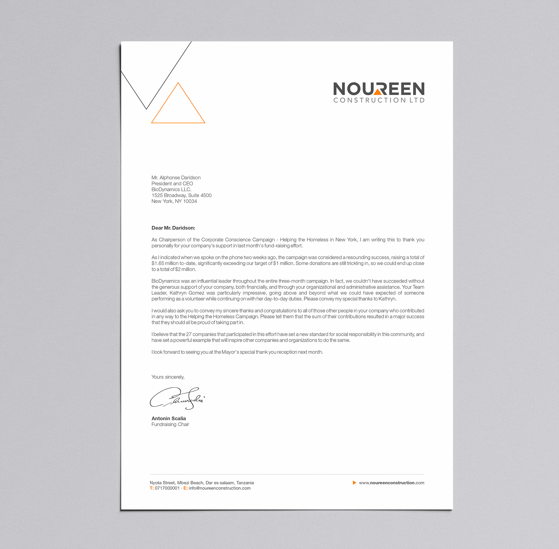 Letterhead Design by logodentity for this project | Design #31574432