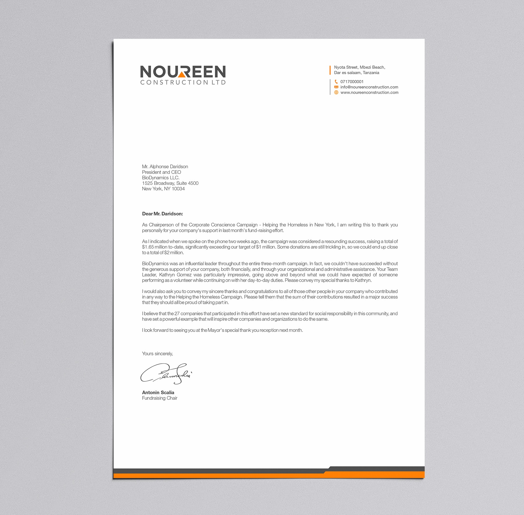Letterhead Design by logodentity for this project | Design #31574491