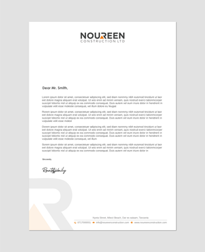 Letterhead Design by Imagine design000 for this project | Design: #31575578