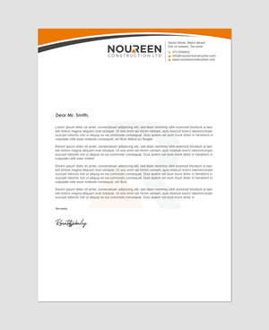 Letterhead Design by Imagine design000 for this project | Design: #31575580