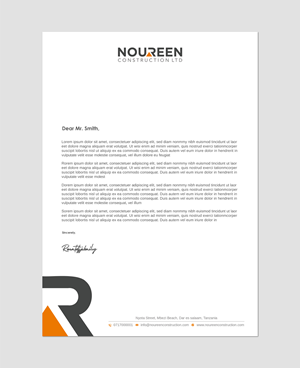 Letterhead Design by Imagine design000 for this project | Design: #31575584