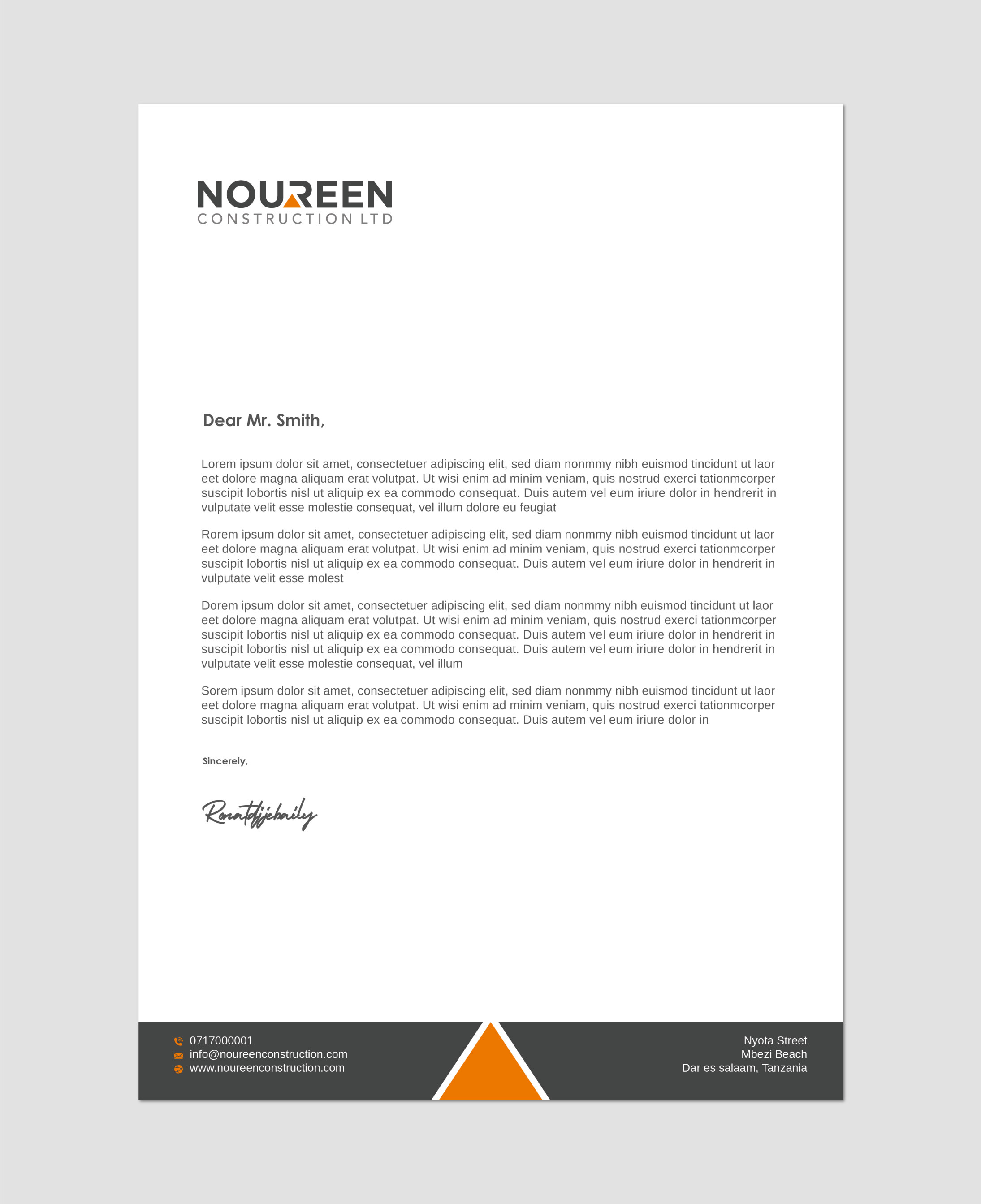 Letterhead Design by Imagine design000 for this project | Design #31575587