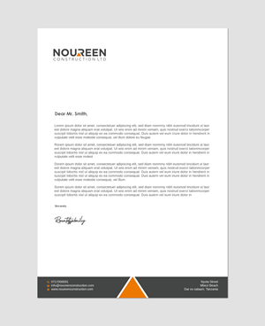 Letterhead Design by Imagine design000 for this project | Design: #31575587