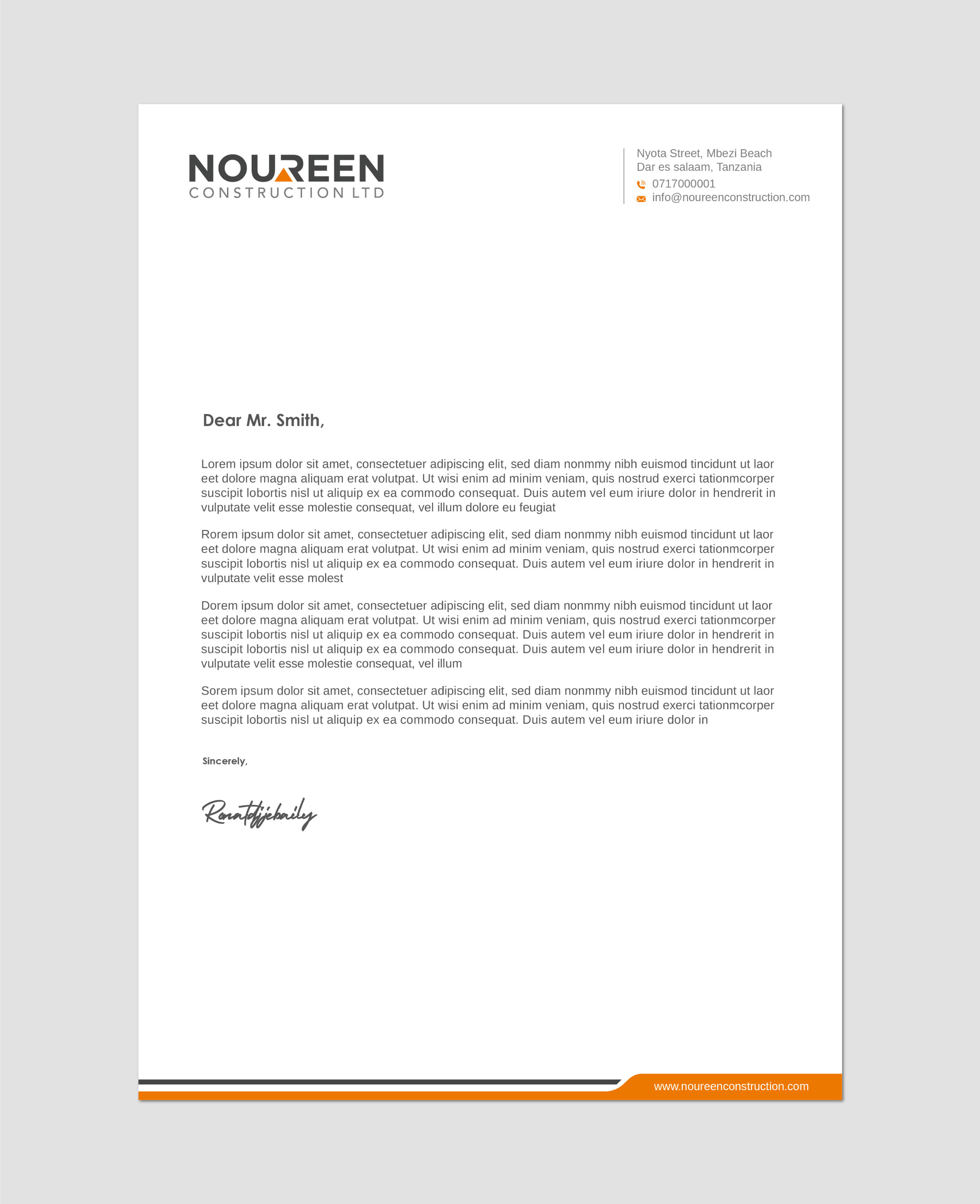 Letterhead Design by Imagine design000 for this project | Design #31575591
