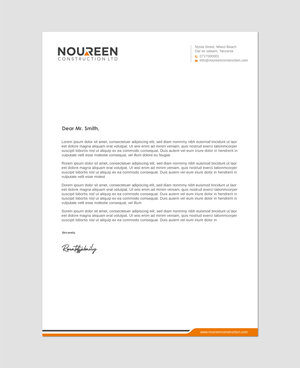 Letterhead Design by Imagine design000 for this project | Design: #31575591