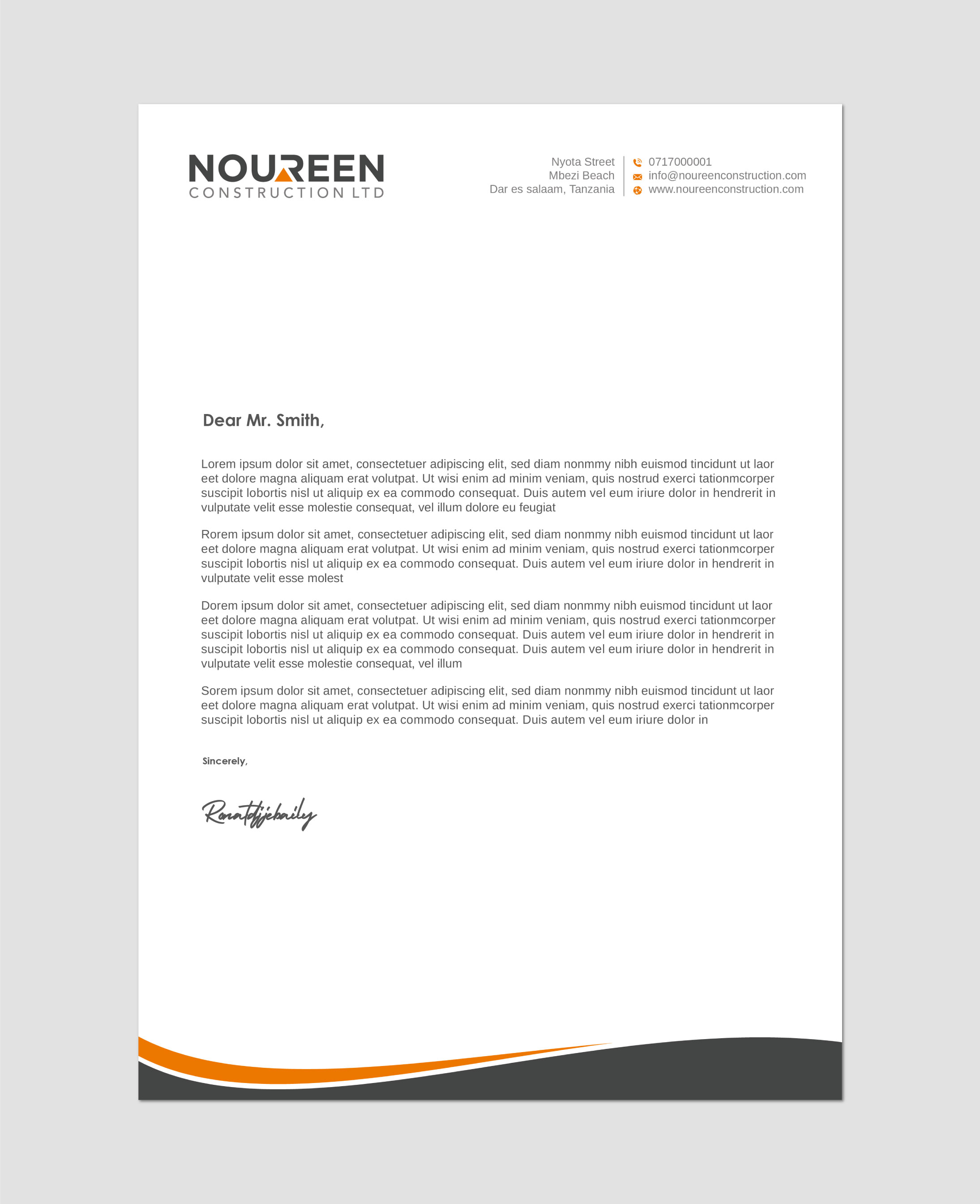 Letterhead Design by Imagine design000 for this project | Design #31575592