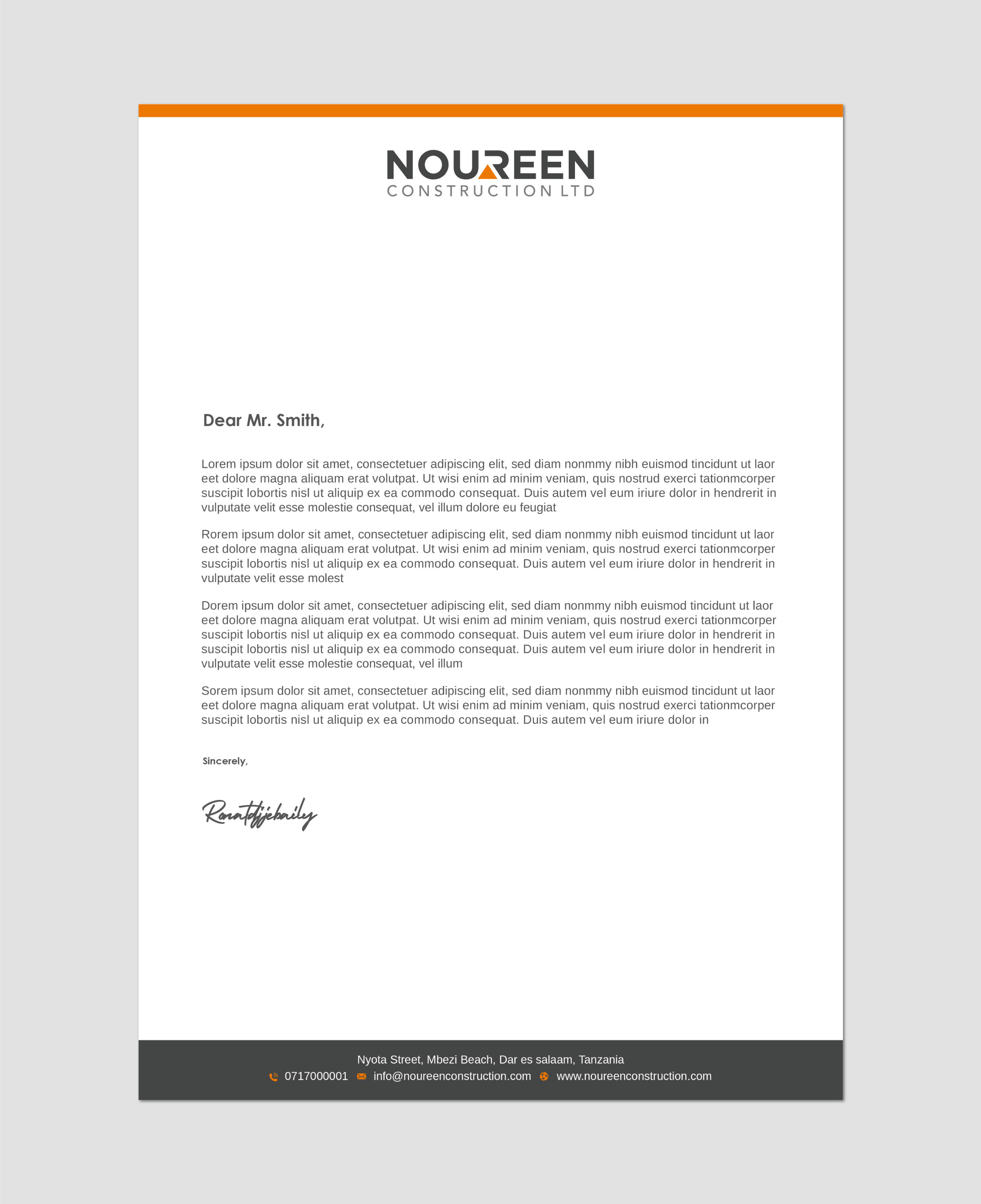 Letterhead Design by Imagine design000 for this project | Design #31575597