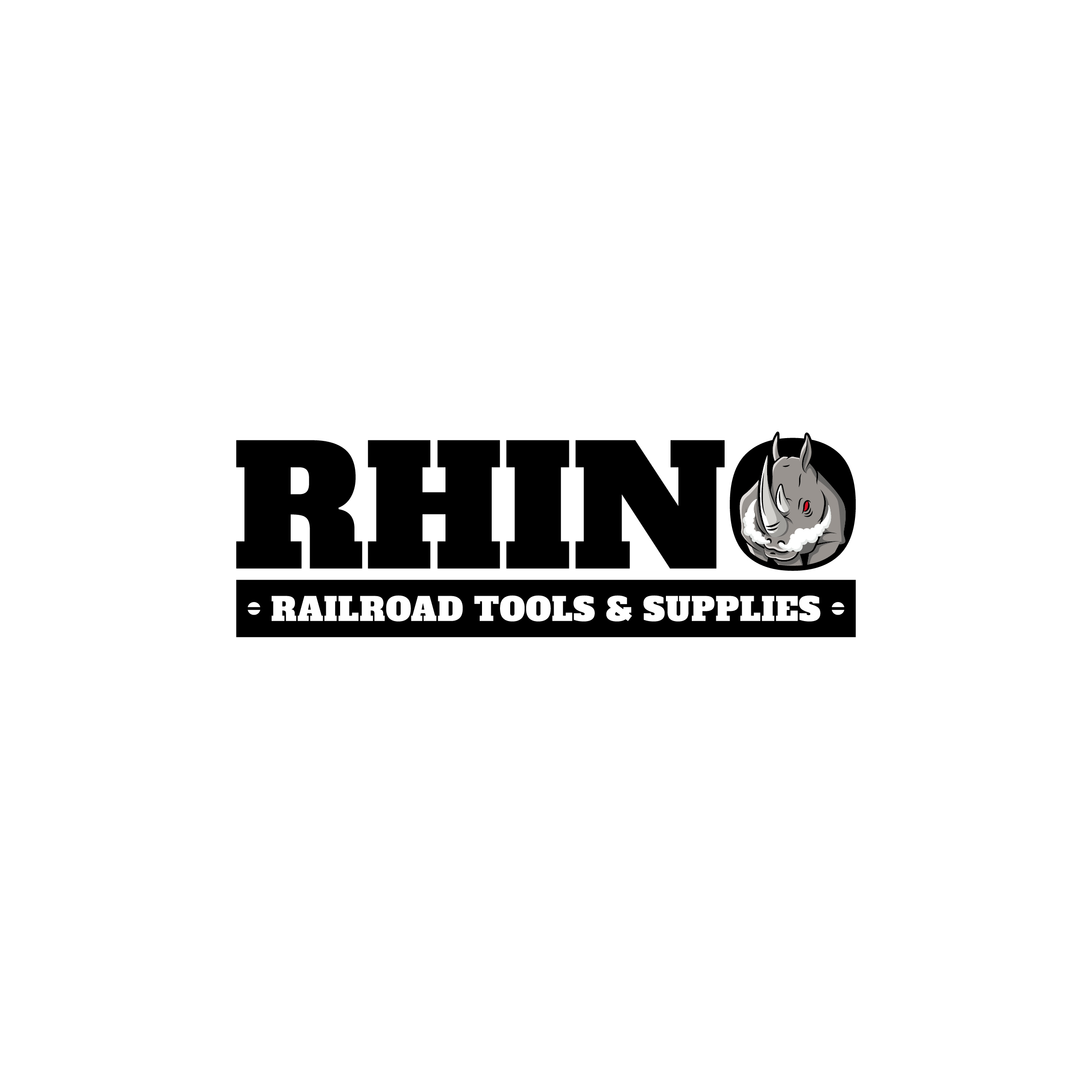 Diseño de Logo por Aljune Castro Designs para Rhino Railroad Tools & Supplies, LLC | Diseño #31584603