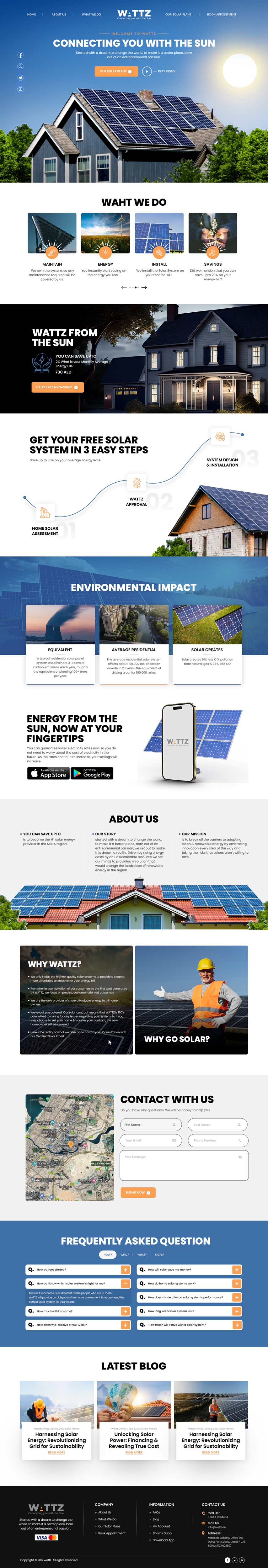 Web-Design von NZ Creatives für WATTZ Energy LLC | Design #31615952