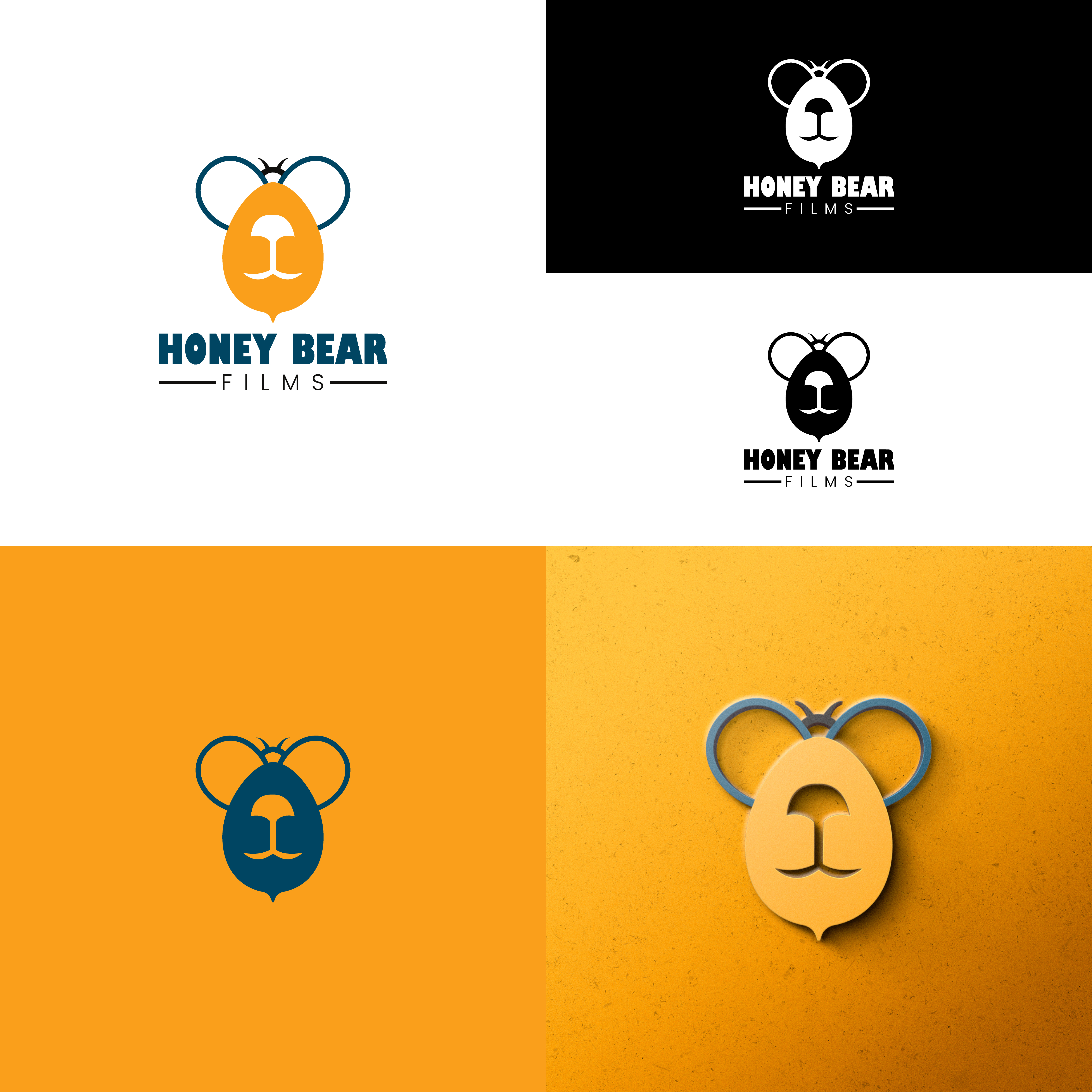 Logo Design by Adnan Bhatti for Honey Bear Films | Design #31584990