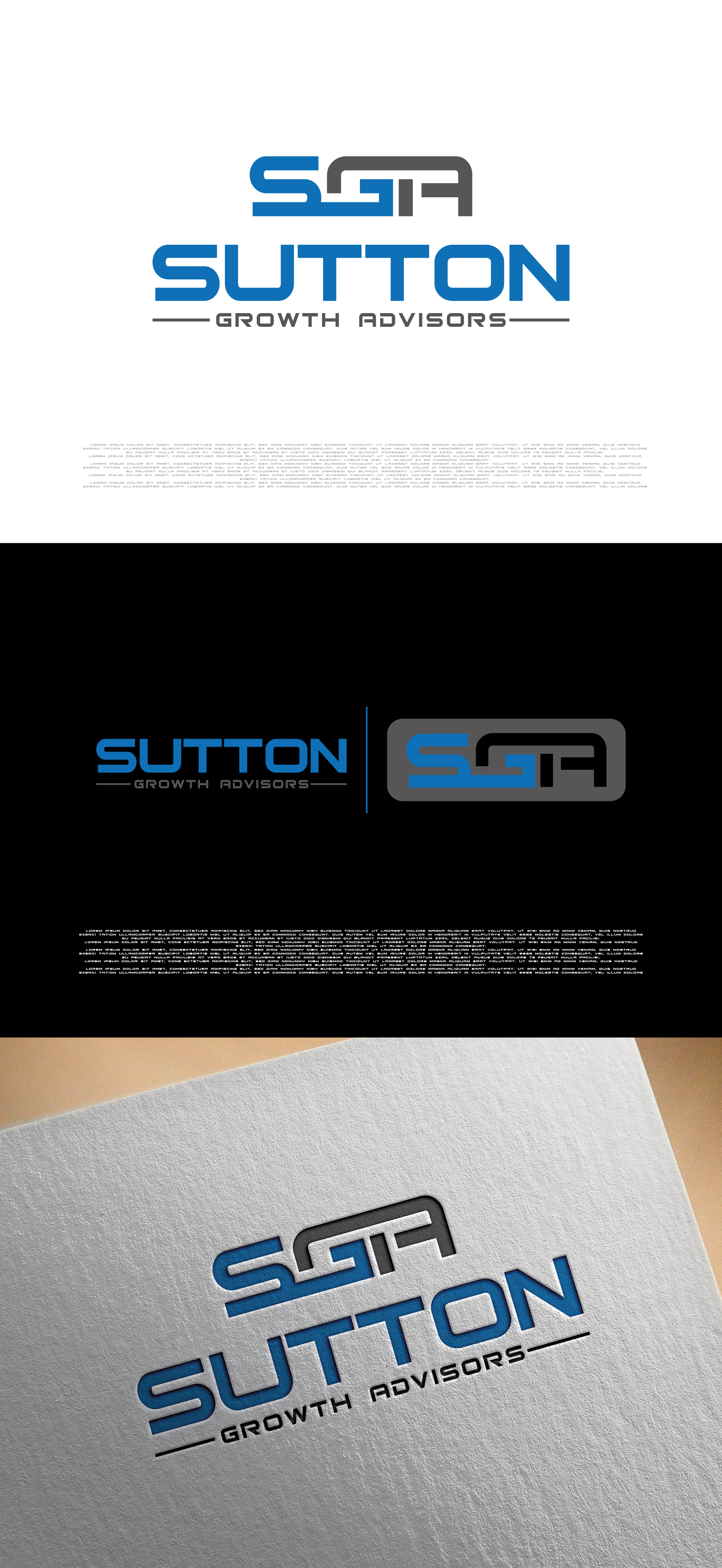 Diseño de Logo por RAFSAN10 para Sutton Growth Advisors LLC. | Diseño #31593670