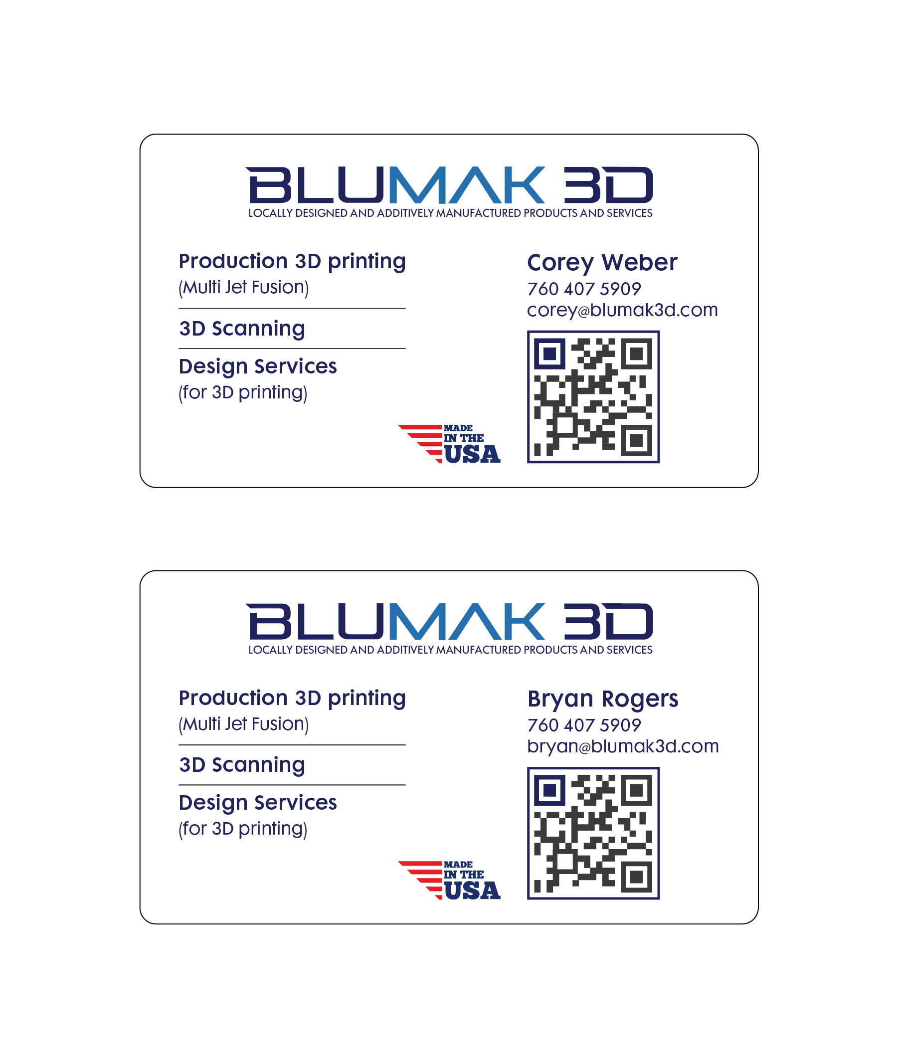 Graphic Design by Namita for BluMak 3D | Design #31600926