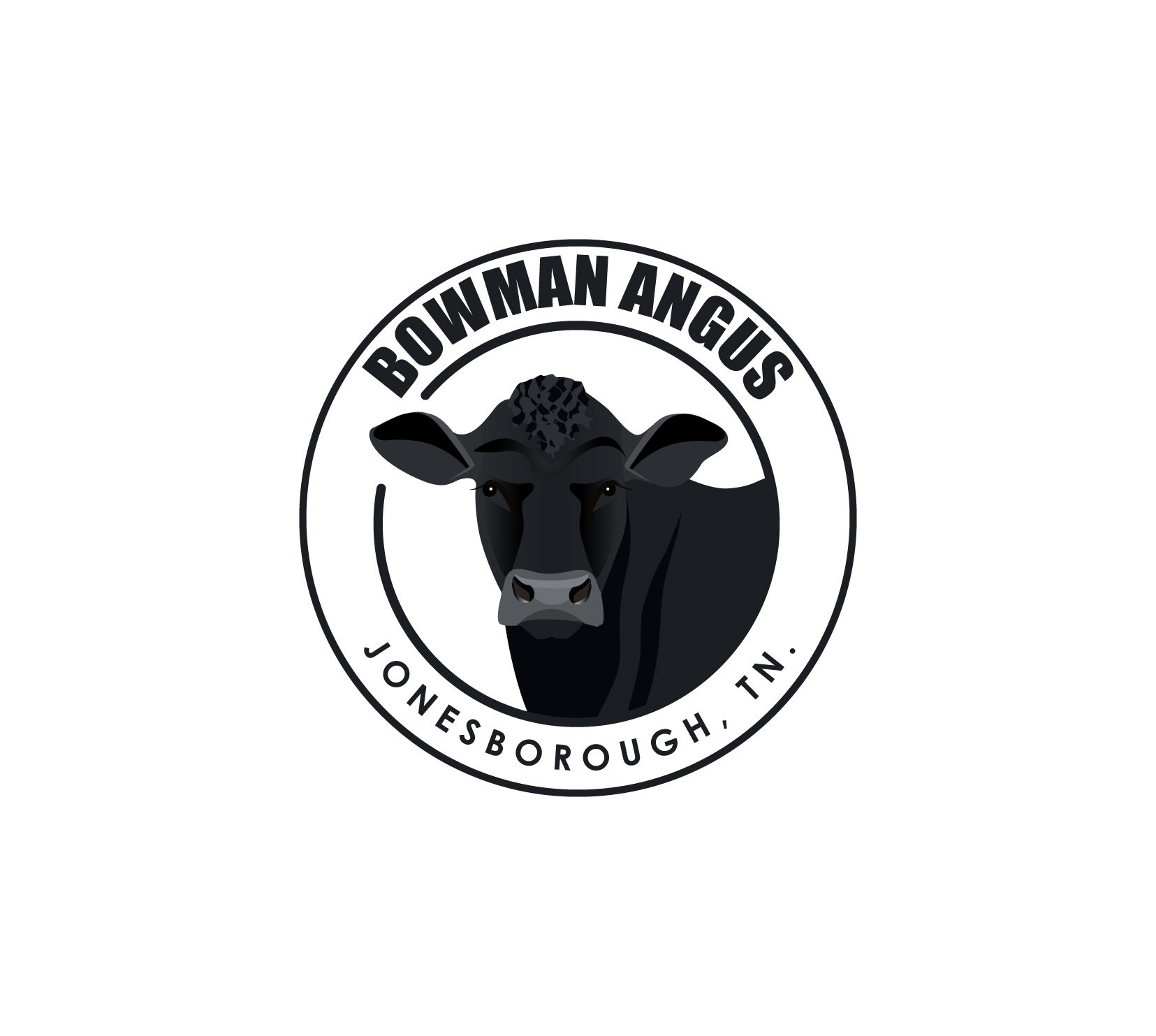 Logo Design by Bling Connect Ink for Bowman Angus | Design #31601534