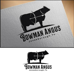 Diseño de Logo por fly  design para Bowman Angus | Diseño: #31597276