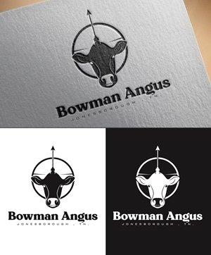 Diseño de Logo por fly  design para Bowman Angus | Diseño: #31603558