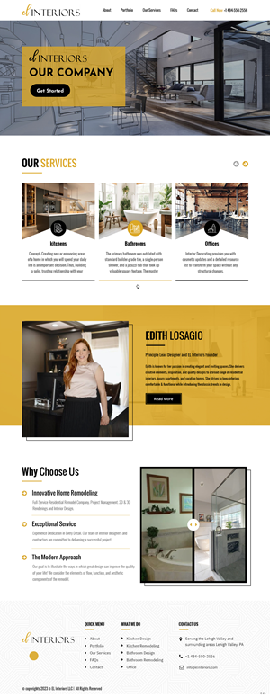 Web Design by pb for this project | Design: #31598700