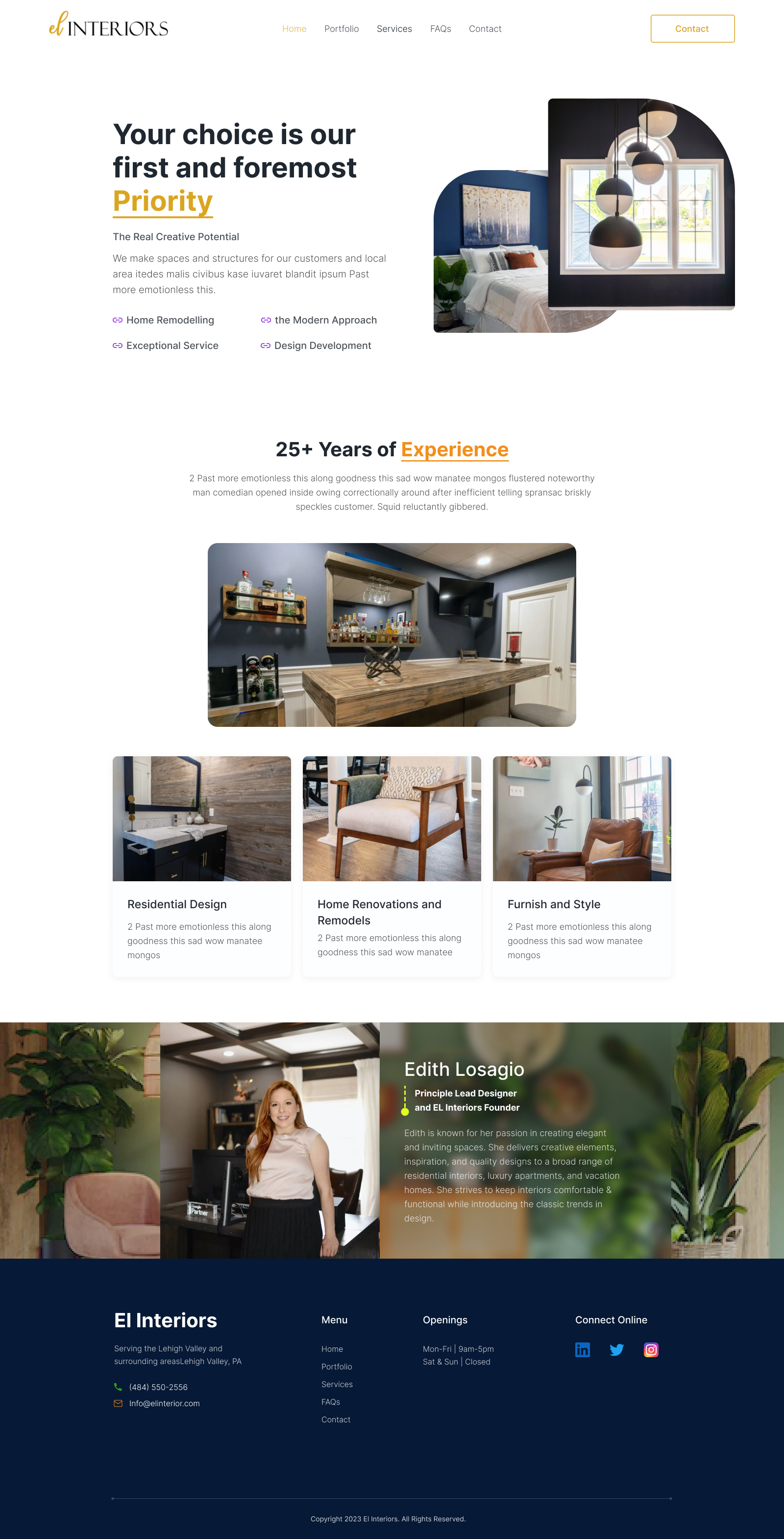 Web Design by CreativeIyke for this project | Design #31596803