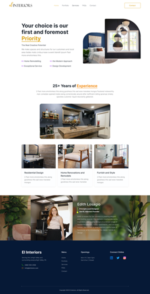 Web Design by CreativeIyke for this project | Design: #31596803