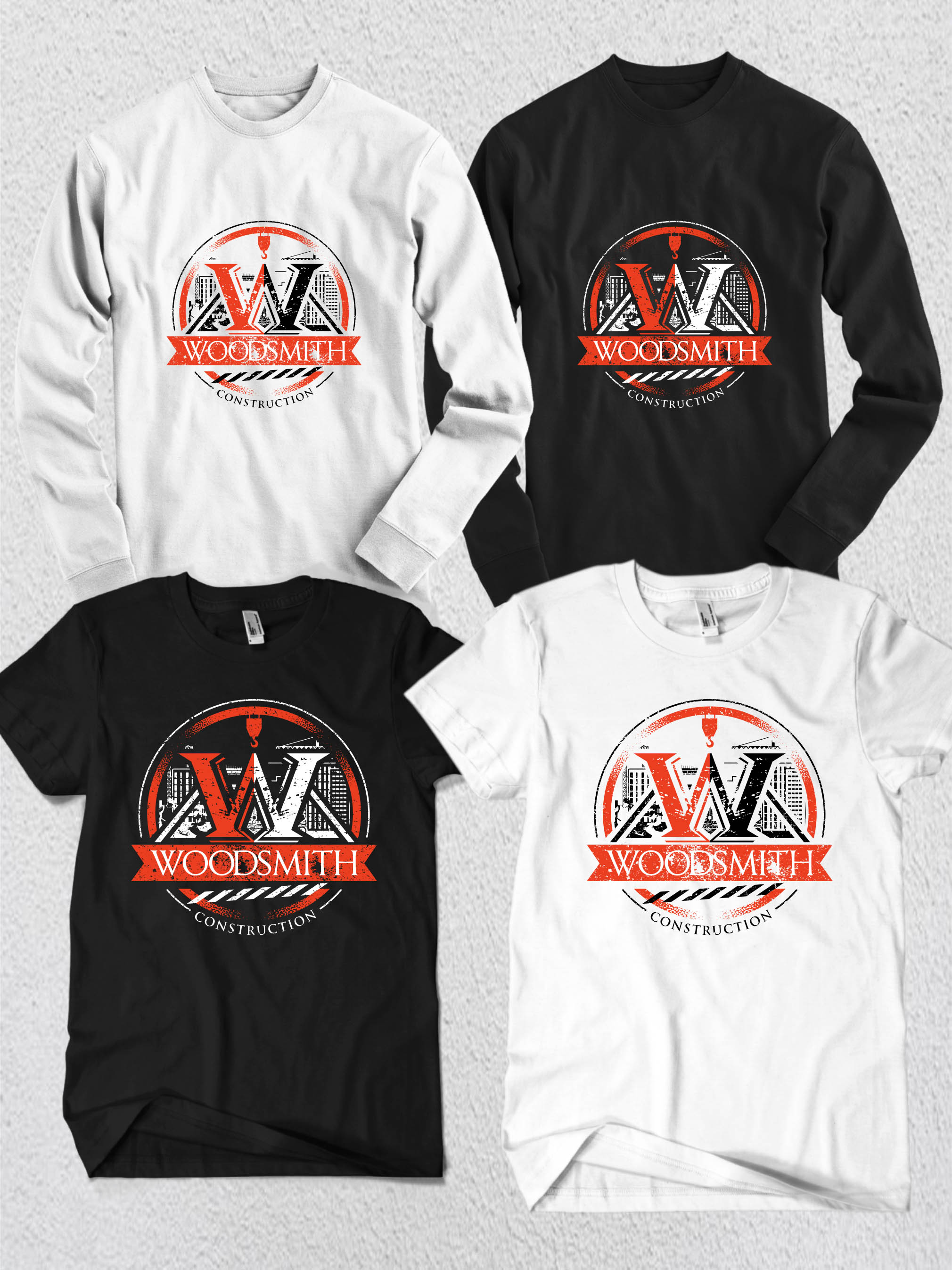 T-shirt Design by Rheanza for woodsmith construction,llc | Design #31596098