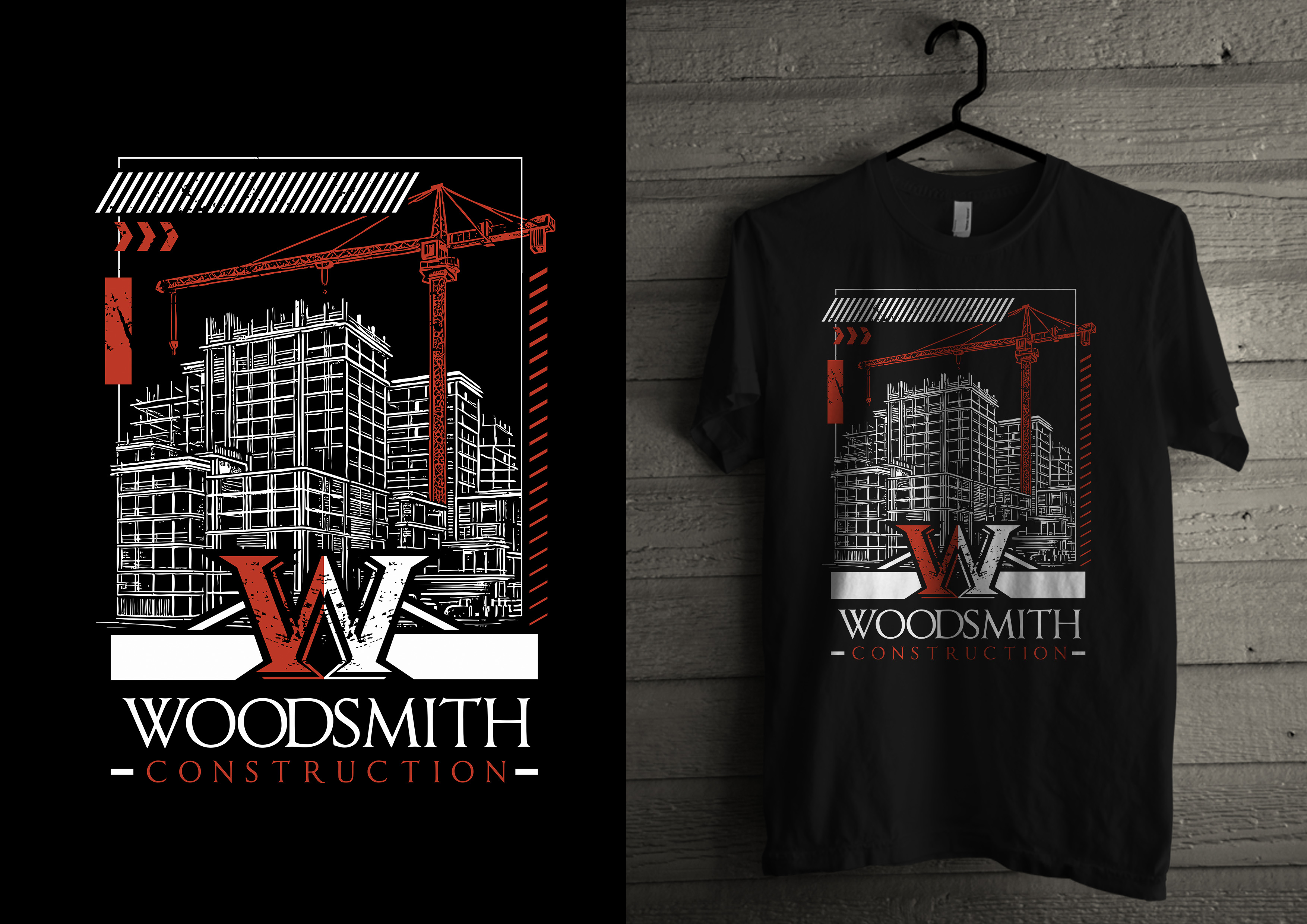 Design de T-shirt par denuj pour woodsmith construction,llc | Design #31598423