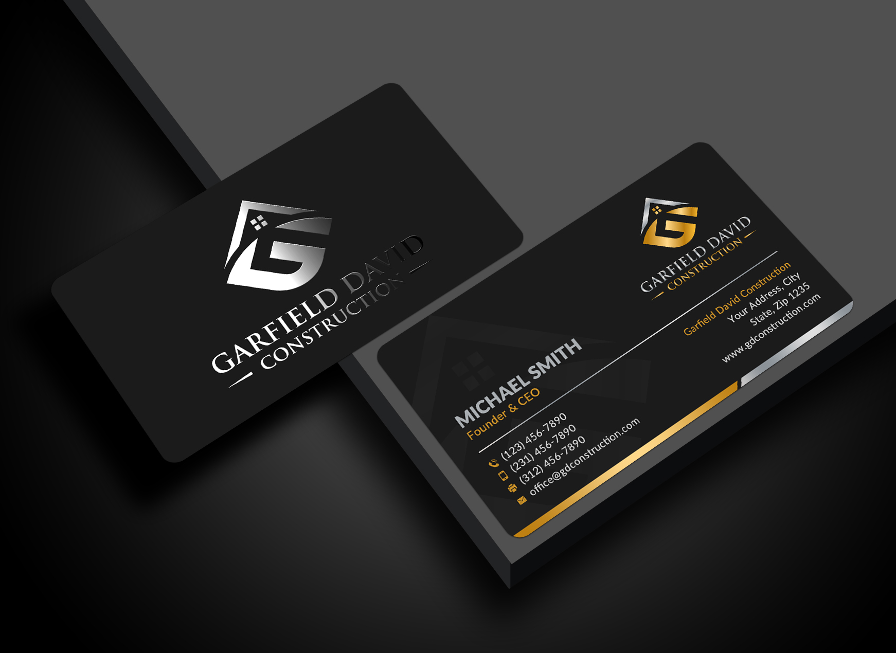 Business Card Design by Sun Moon Graphic Designer for The Cheshire Gardening Company Ltd | Design #31594525