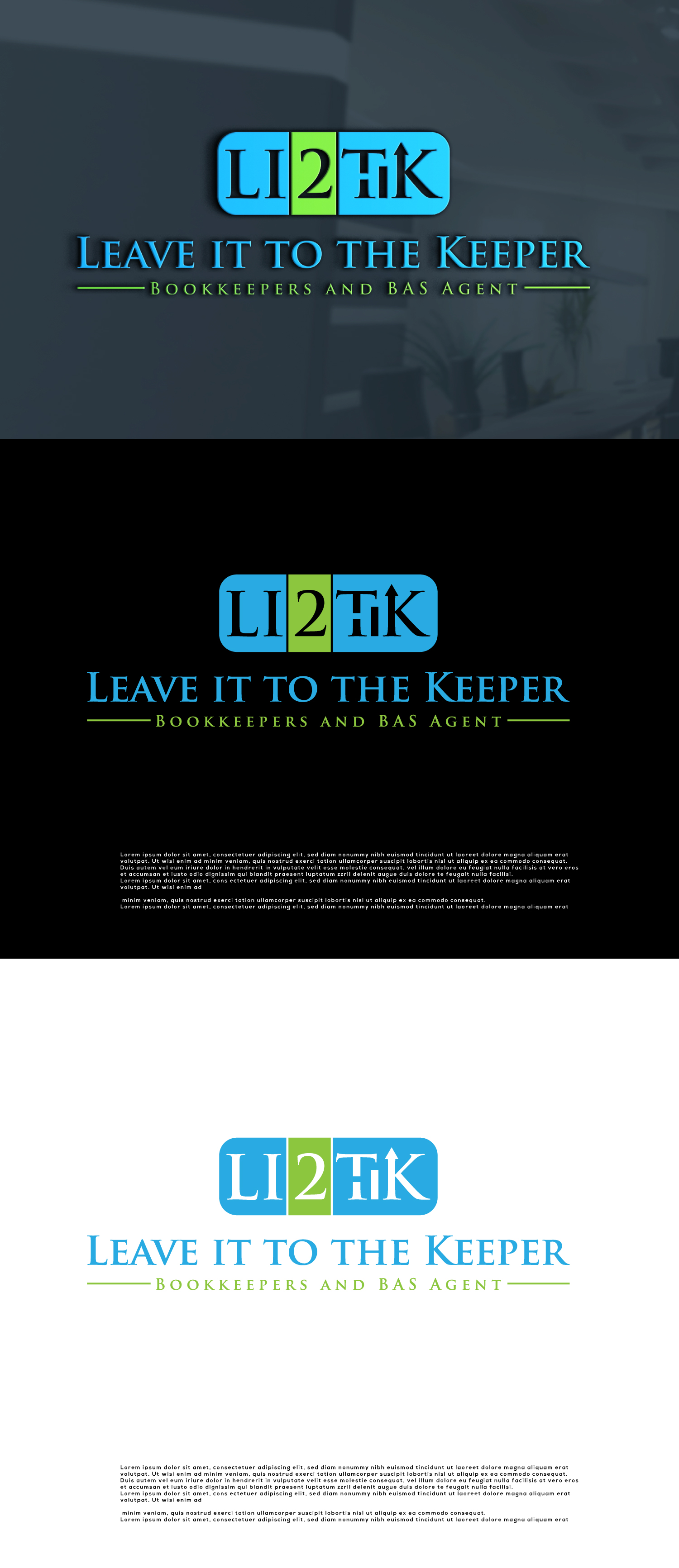Logo Design by 100%design for Leave it to the Keeper | Design #31594656