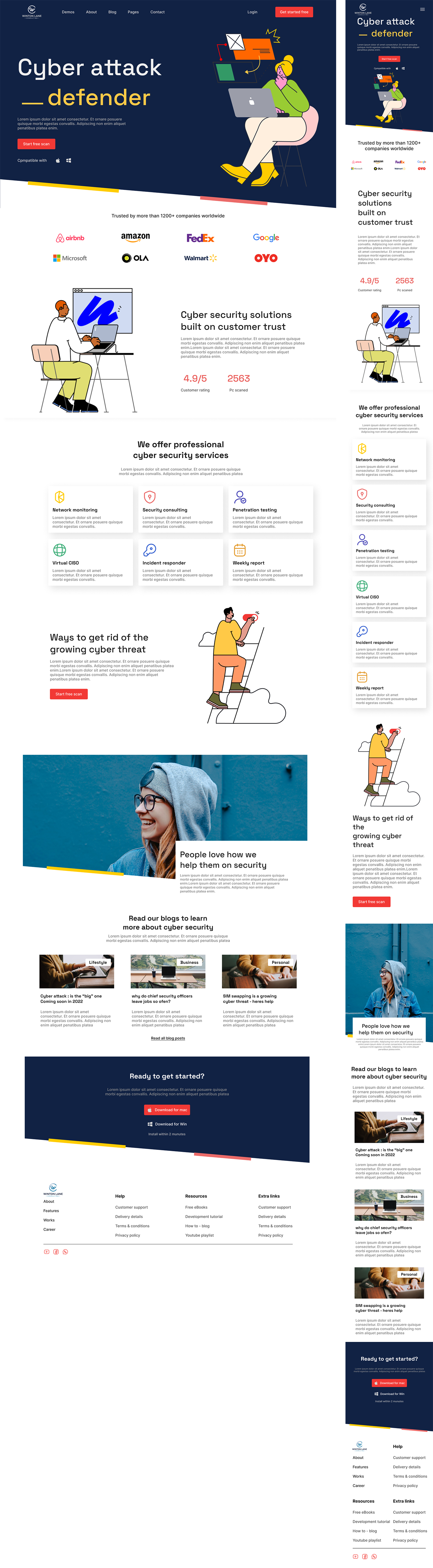 Web Design by Mohtasham H for this project | Design #31626629