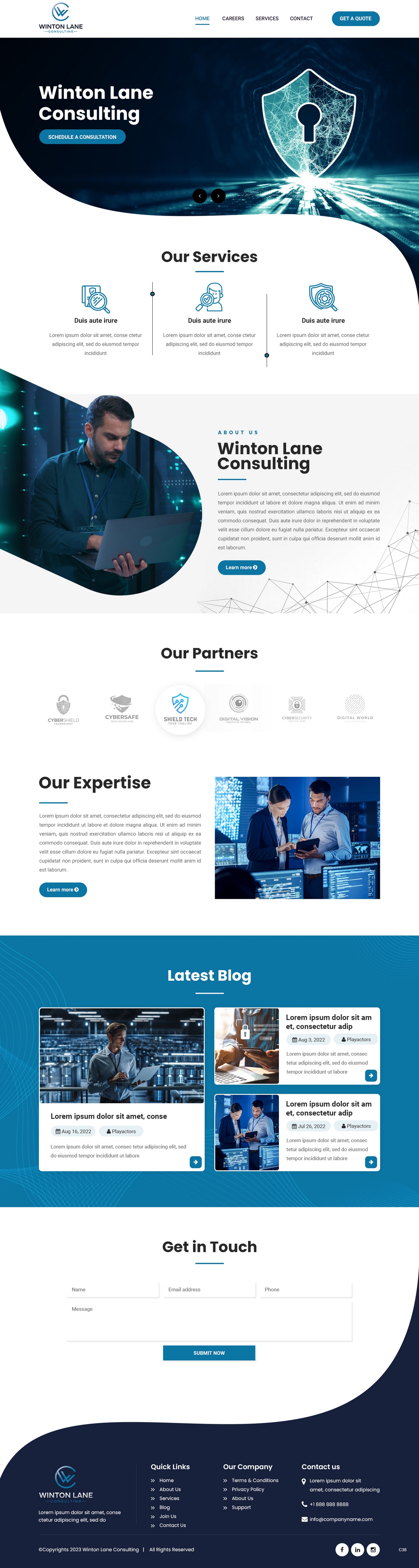 Web Design by pb for this project | Design #31612099