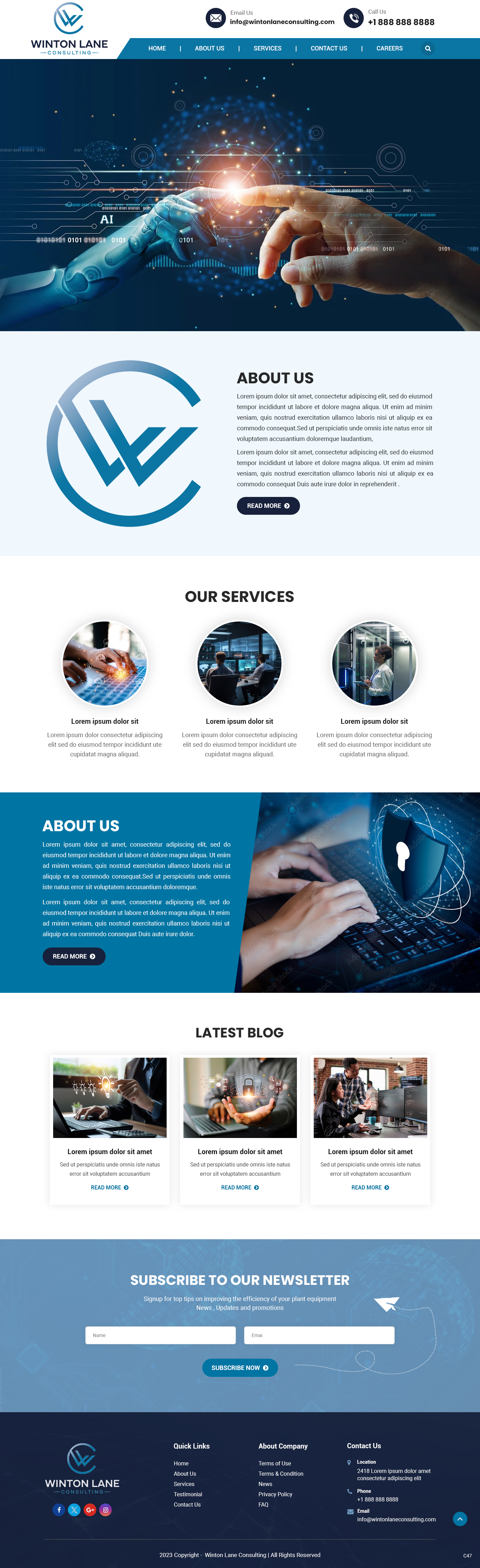 Web Design by pb for this project | Design #31612100