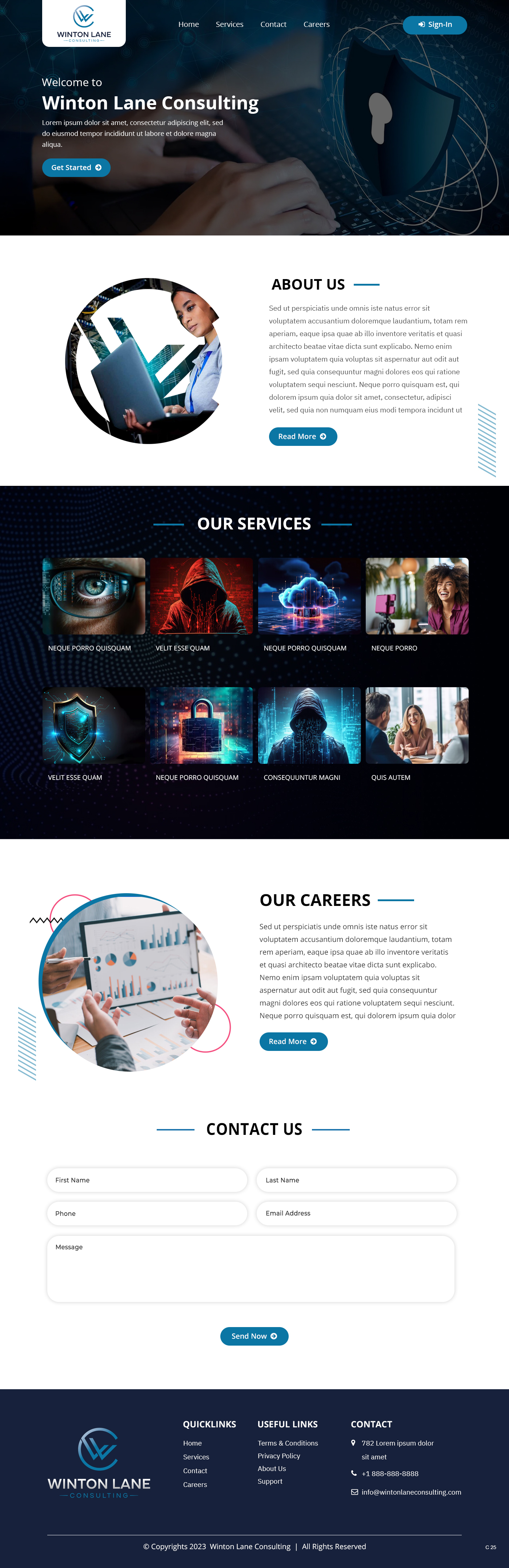 Web Design by pb for this project | Design #31617783