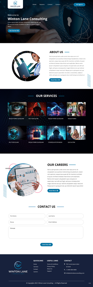 Web Design by pb for this project | Design: #31617783