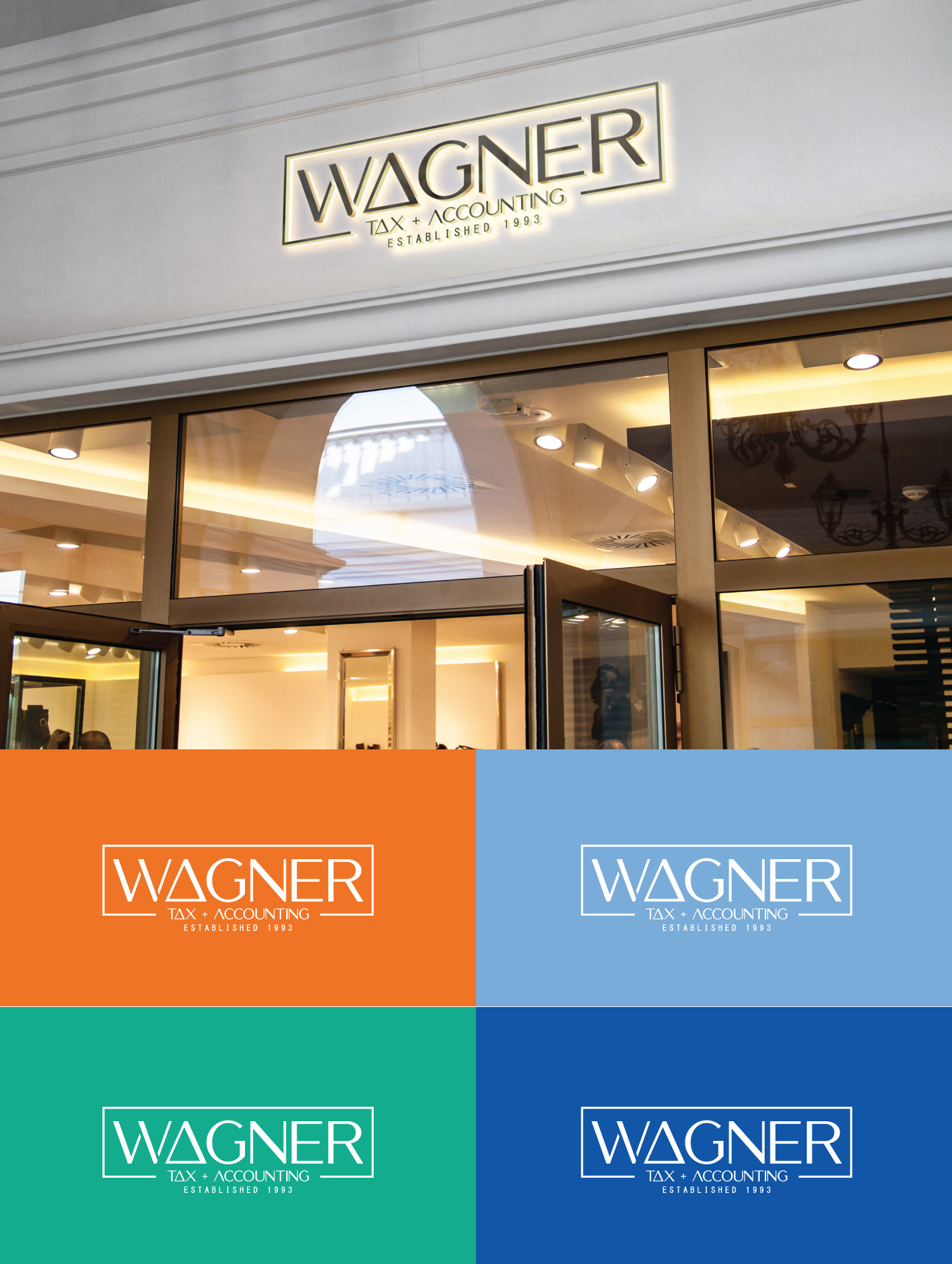 Logo Design by StromDesignHub for Wagner Tax + Accounting | Design #31605355