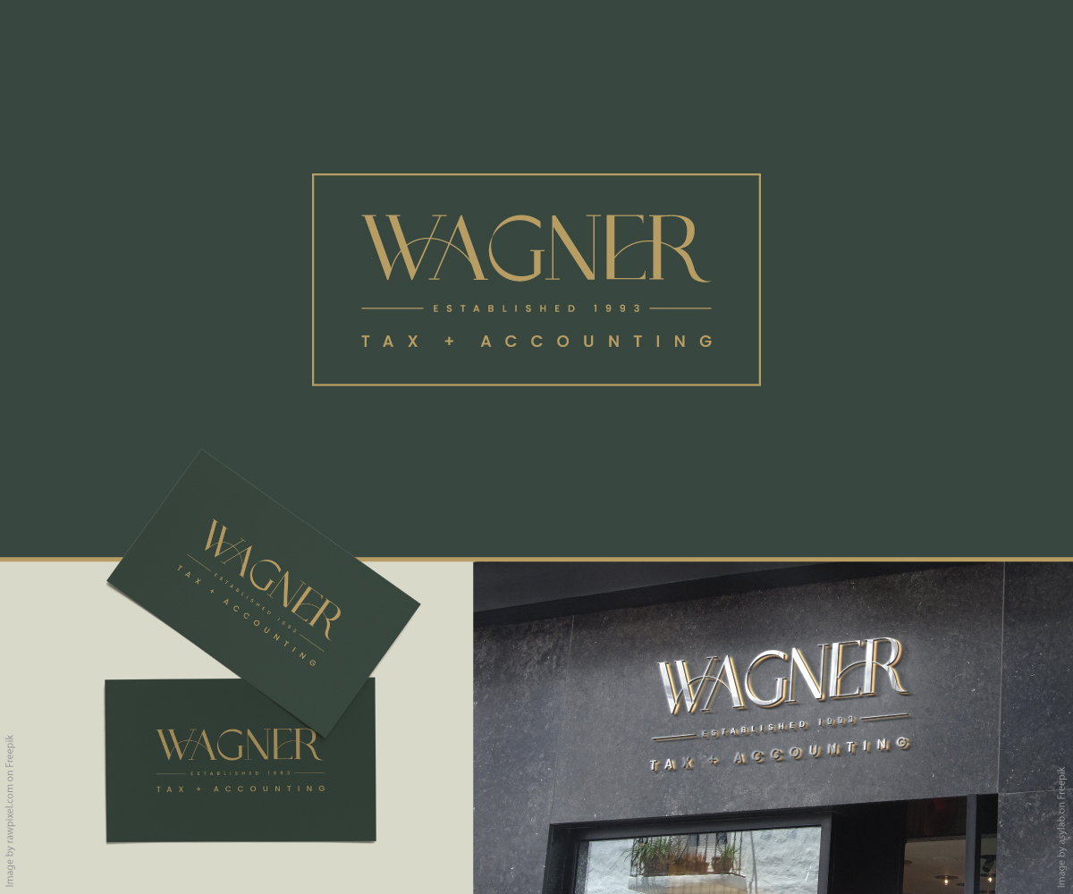 Logo Design by Lilie for Wagner Tax + Accounting | Design #31597664