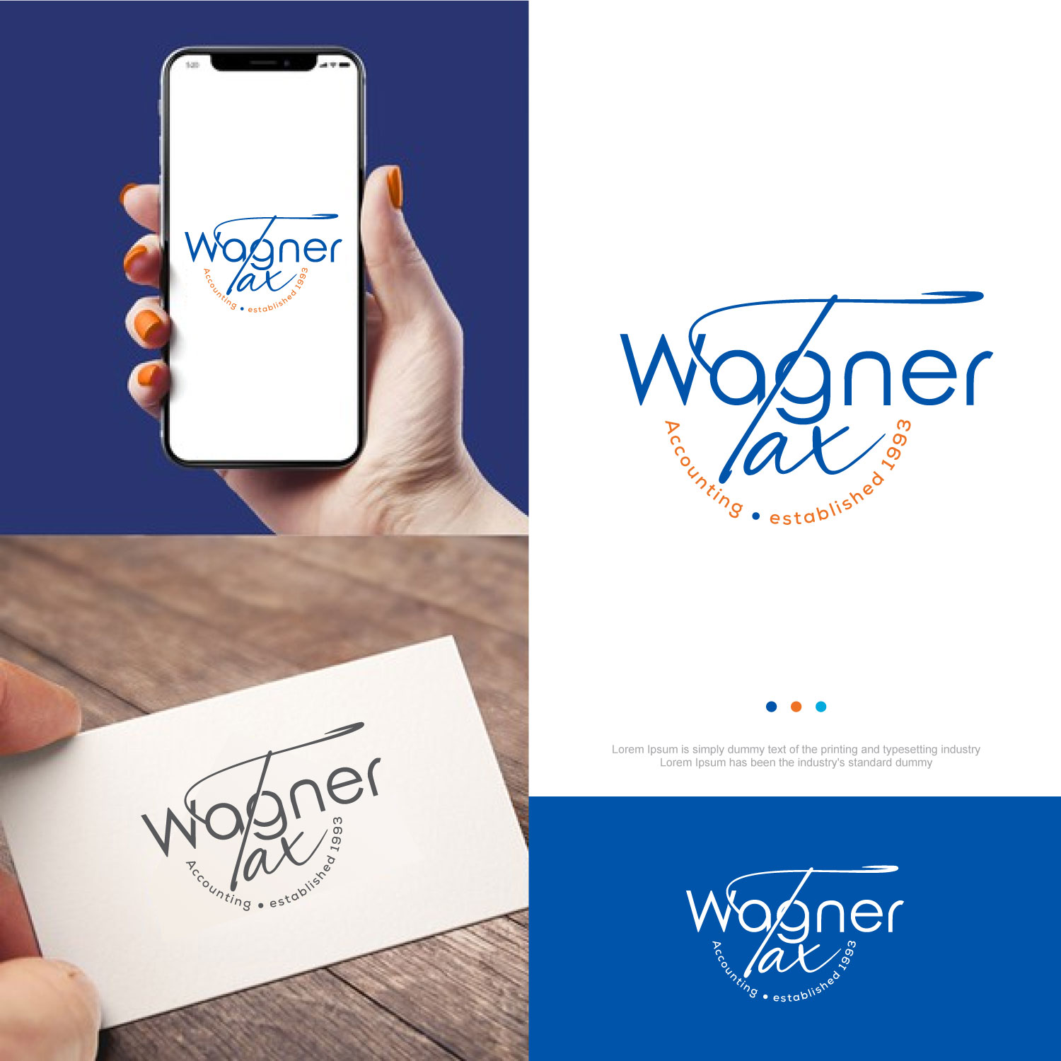 Logo-Design von Revolt Team für Wagner Tax + Accounting | Design #31597198