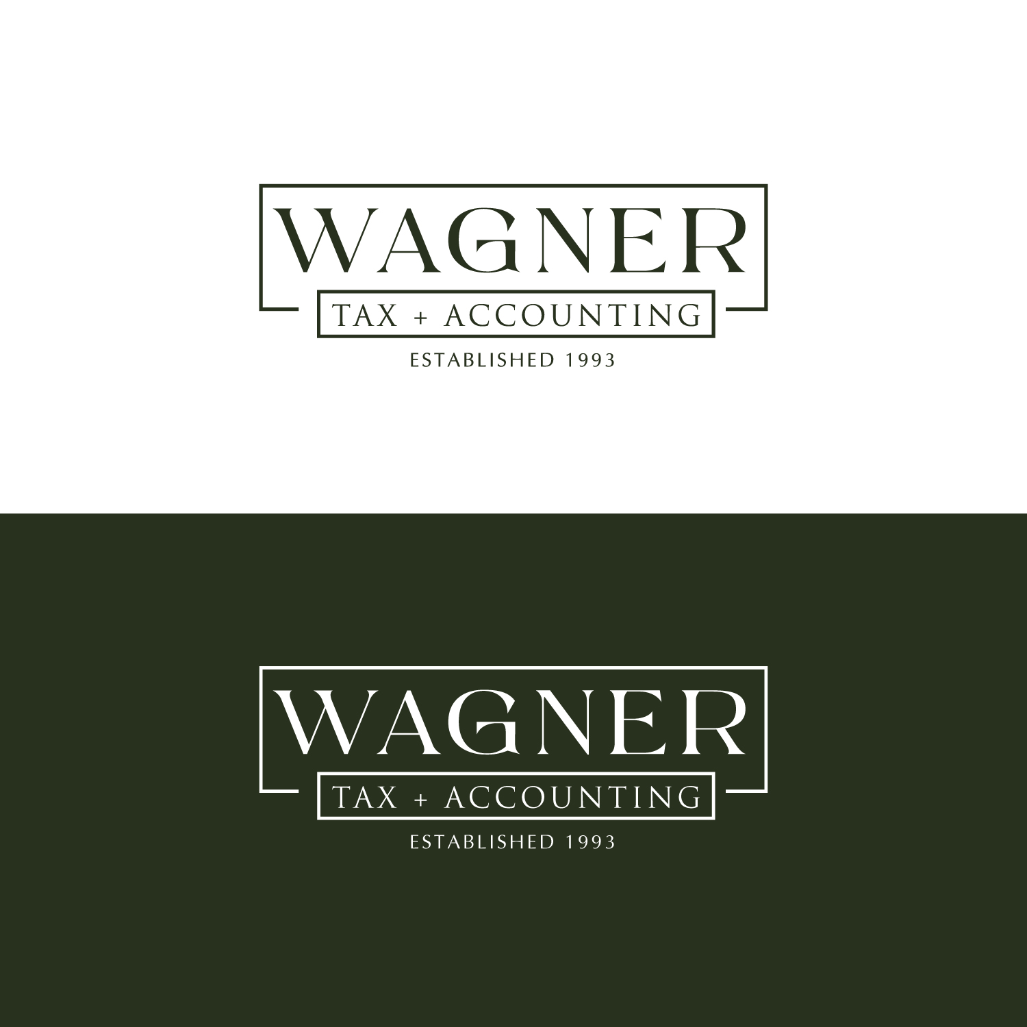 Logo Design by Revolt Team for Wagner Tax + Accounting | Design #31602403