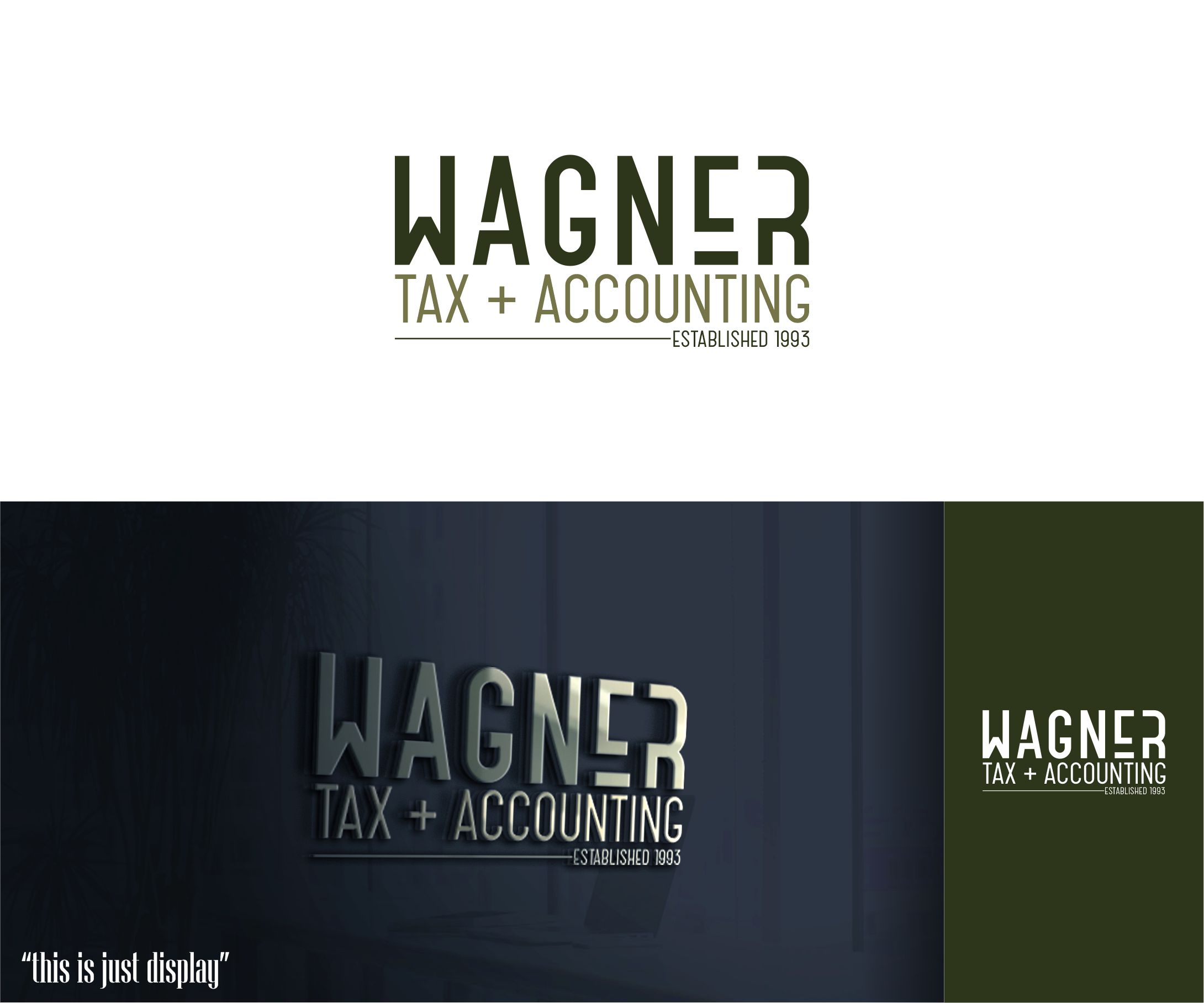 Diseño de Logo por alkaline para Wagner Tax + Accounting | Diseño #31593455