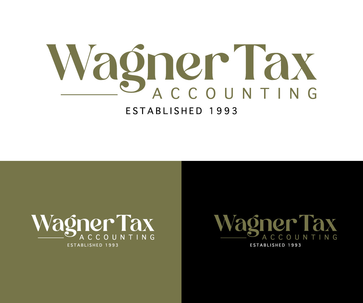 Logo Design by Kavth for Wagner Tax + Accounting | Design #31622960