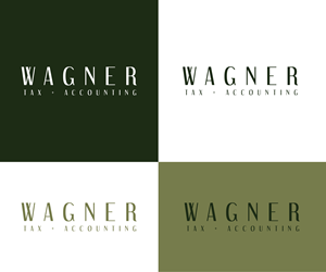 Logo Design by 99 Art.. for Wagner Tax + Accounting | Design: #31593600