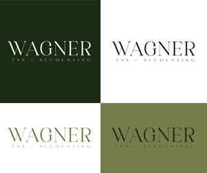 Logo Design by 99 Art.. for Wagner Tax + Accounting | Design: #31593798