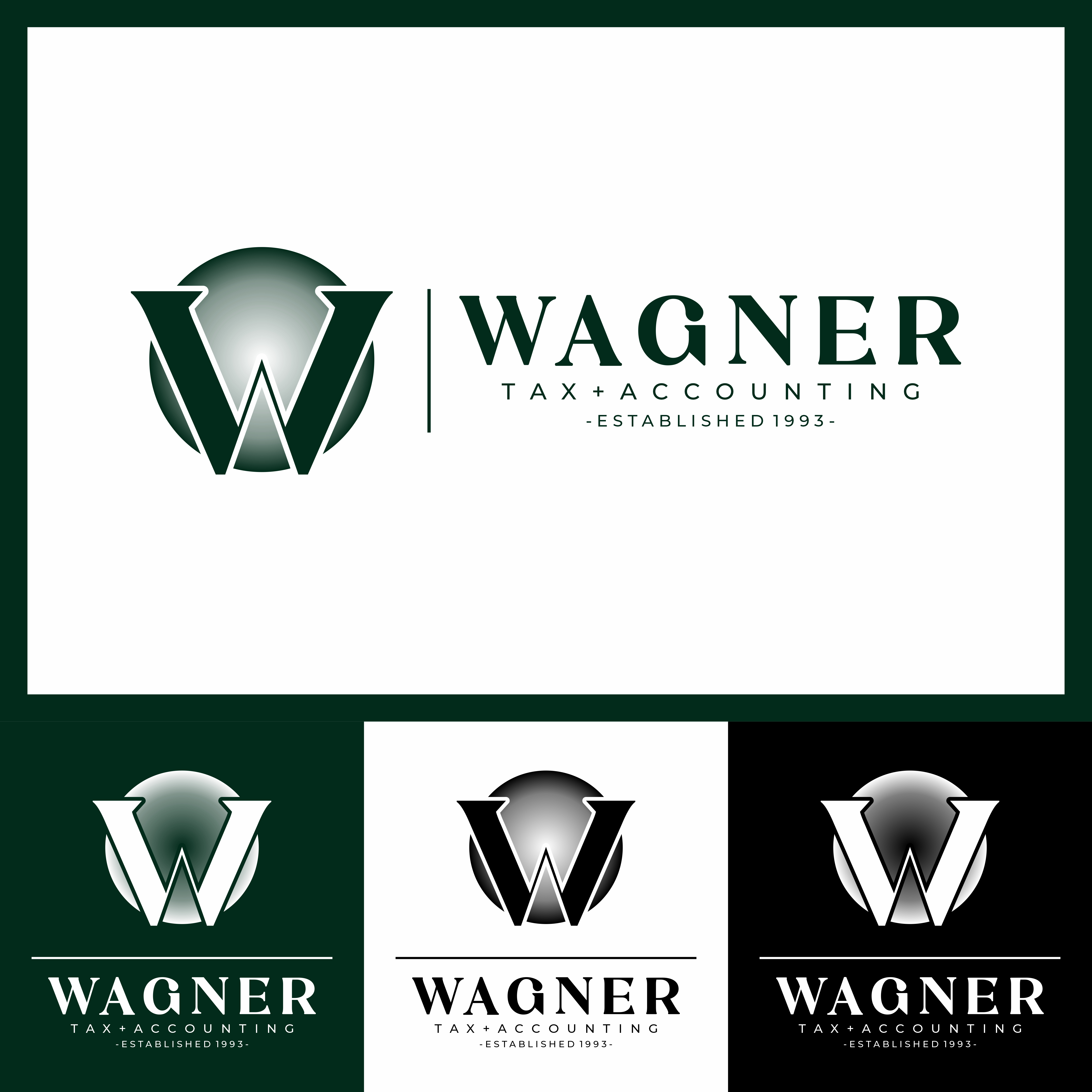 Logo Design by mifaro art for Wagner Tax + Accounting | Design #31605550