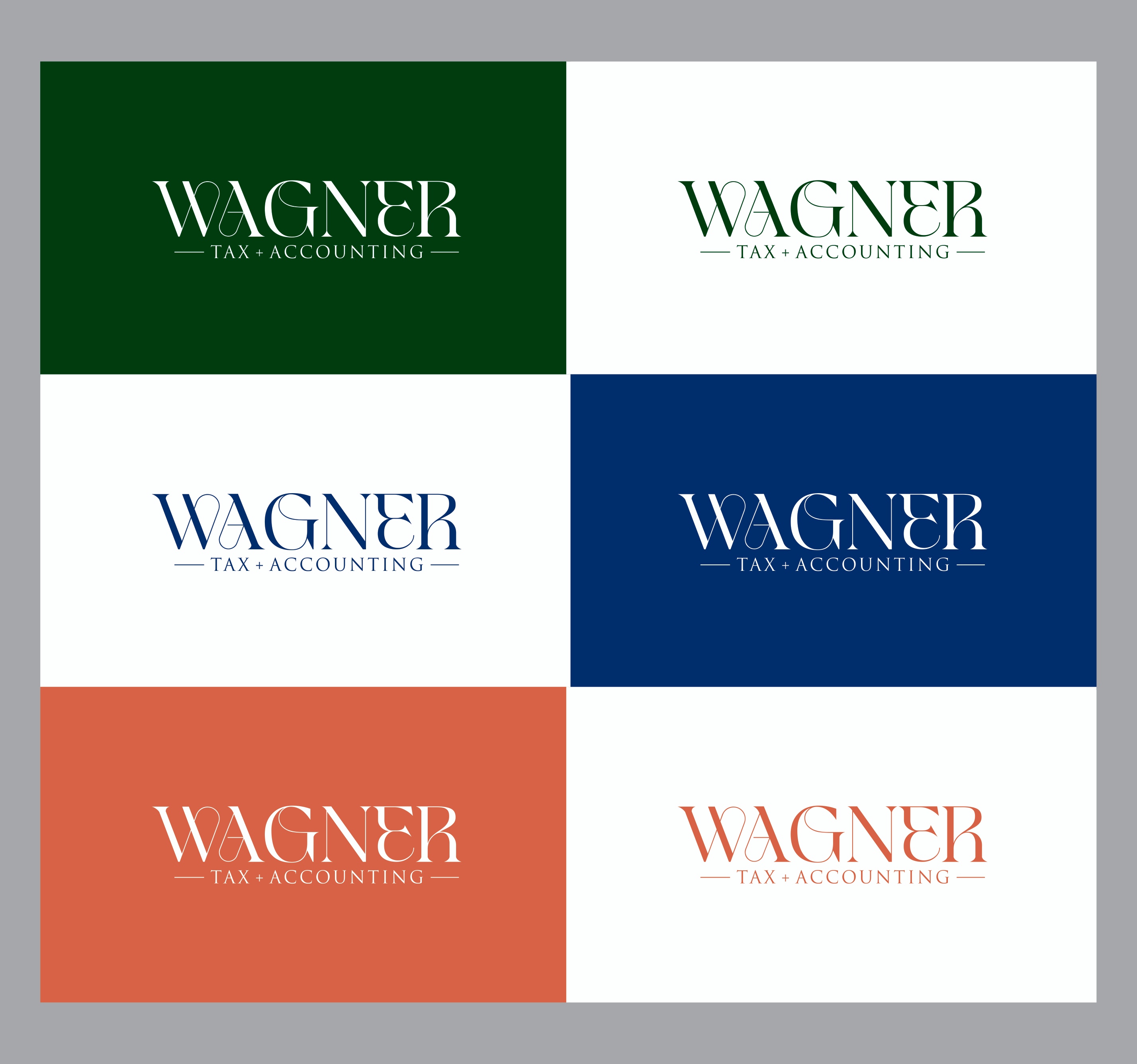 Logo Design by Mozez32 for Wagner Tax + Accounting | Design #31636905