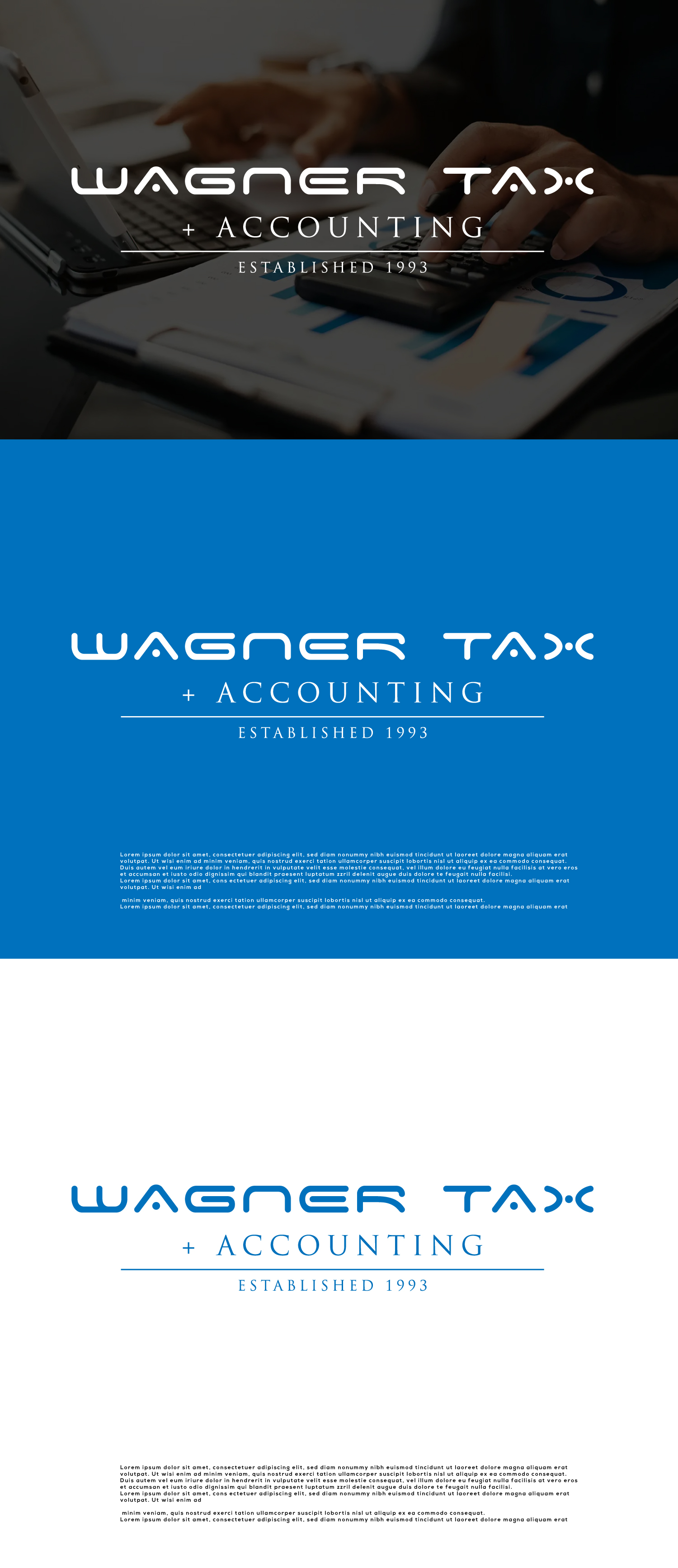 Diseño de Logo por 100%design para Wagner Tax + Accounting | Diseño #31594413