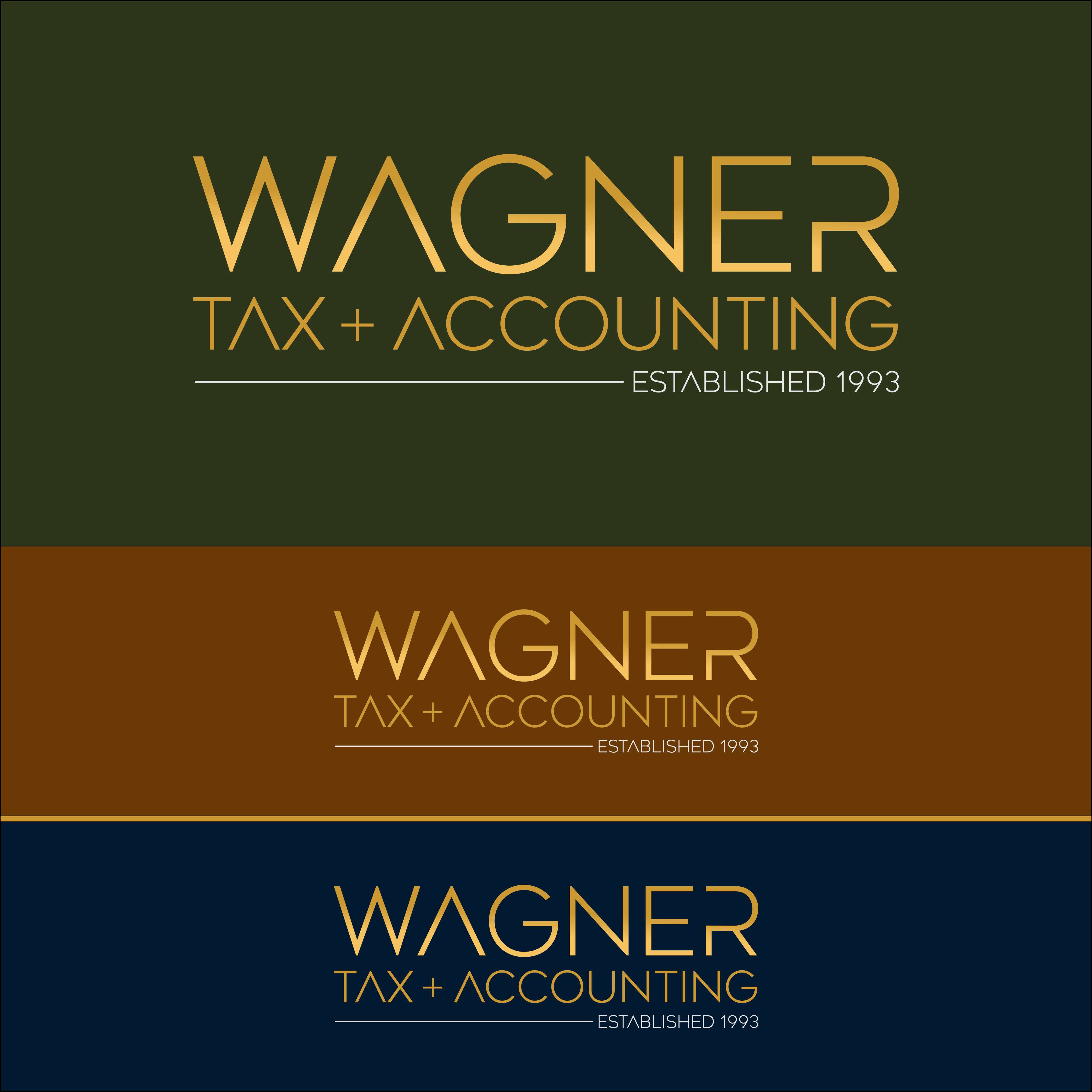 Logo Design by Afika_YN for Wagner Tax + Accounting | Design #31620218
