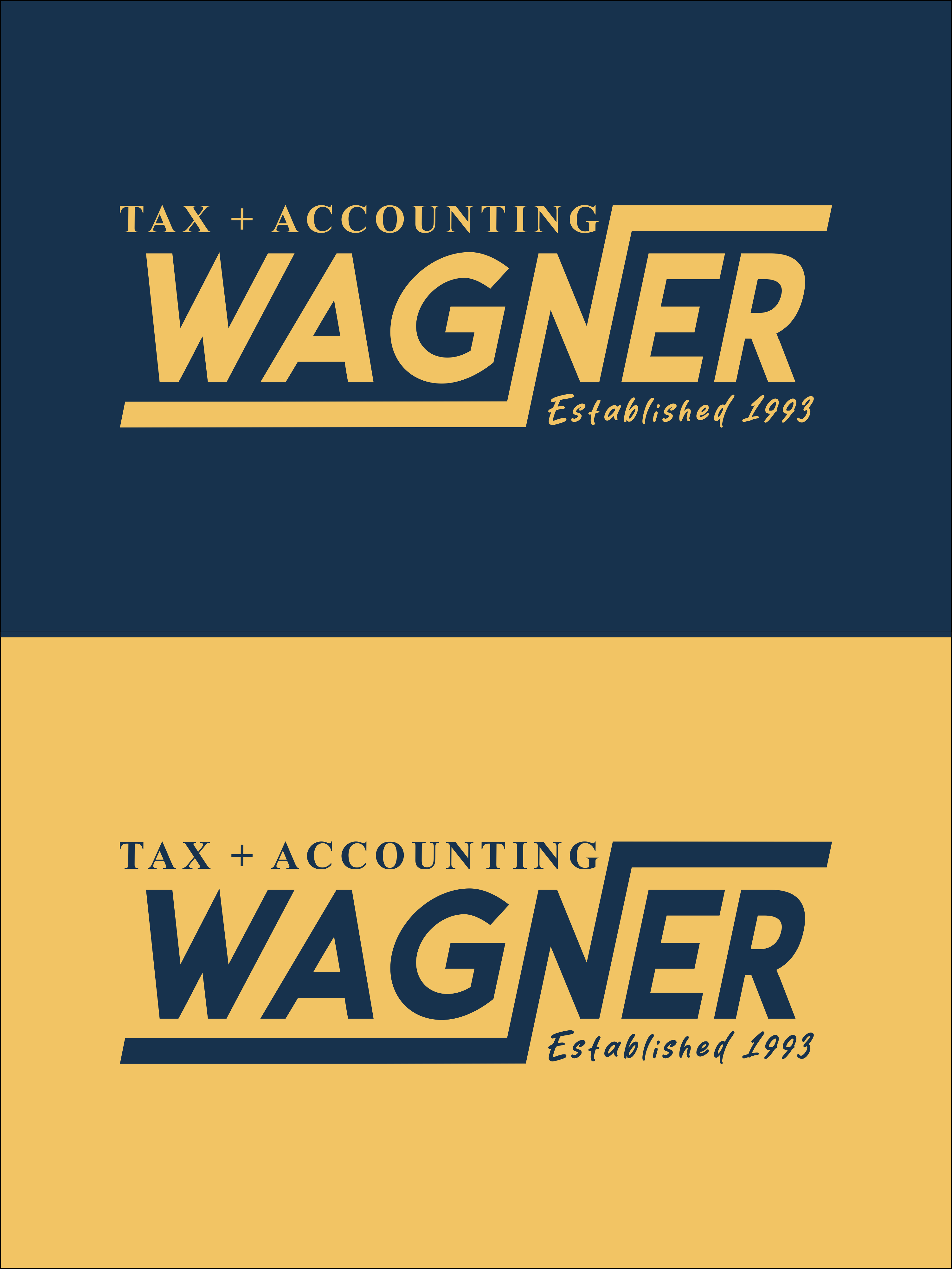 Logo Design by Afika_YN for Wagner Tax + Accounting | Design #31621233