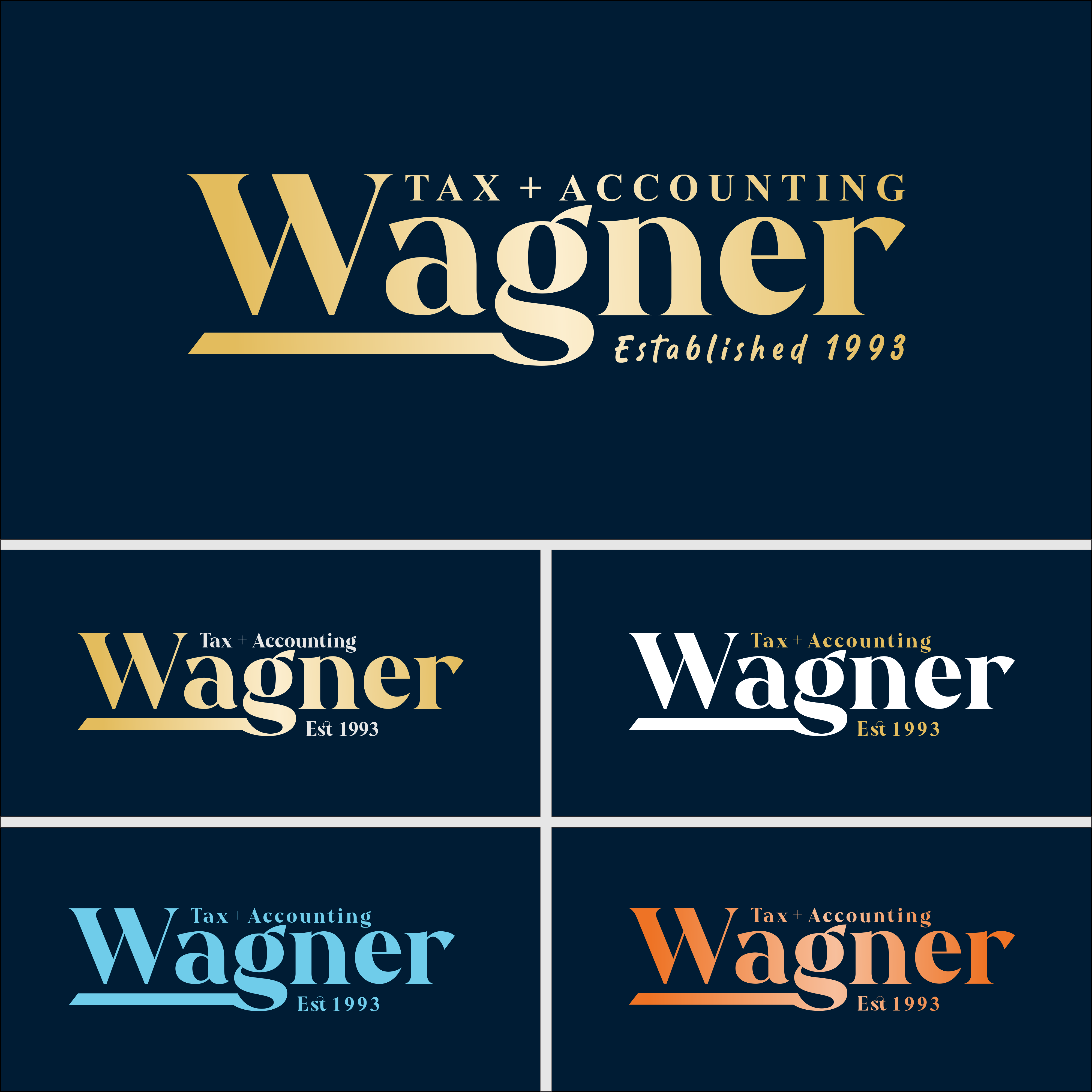 Logo Design by Afika_YN for Wagner Tax + Accounting | Design #31627622