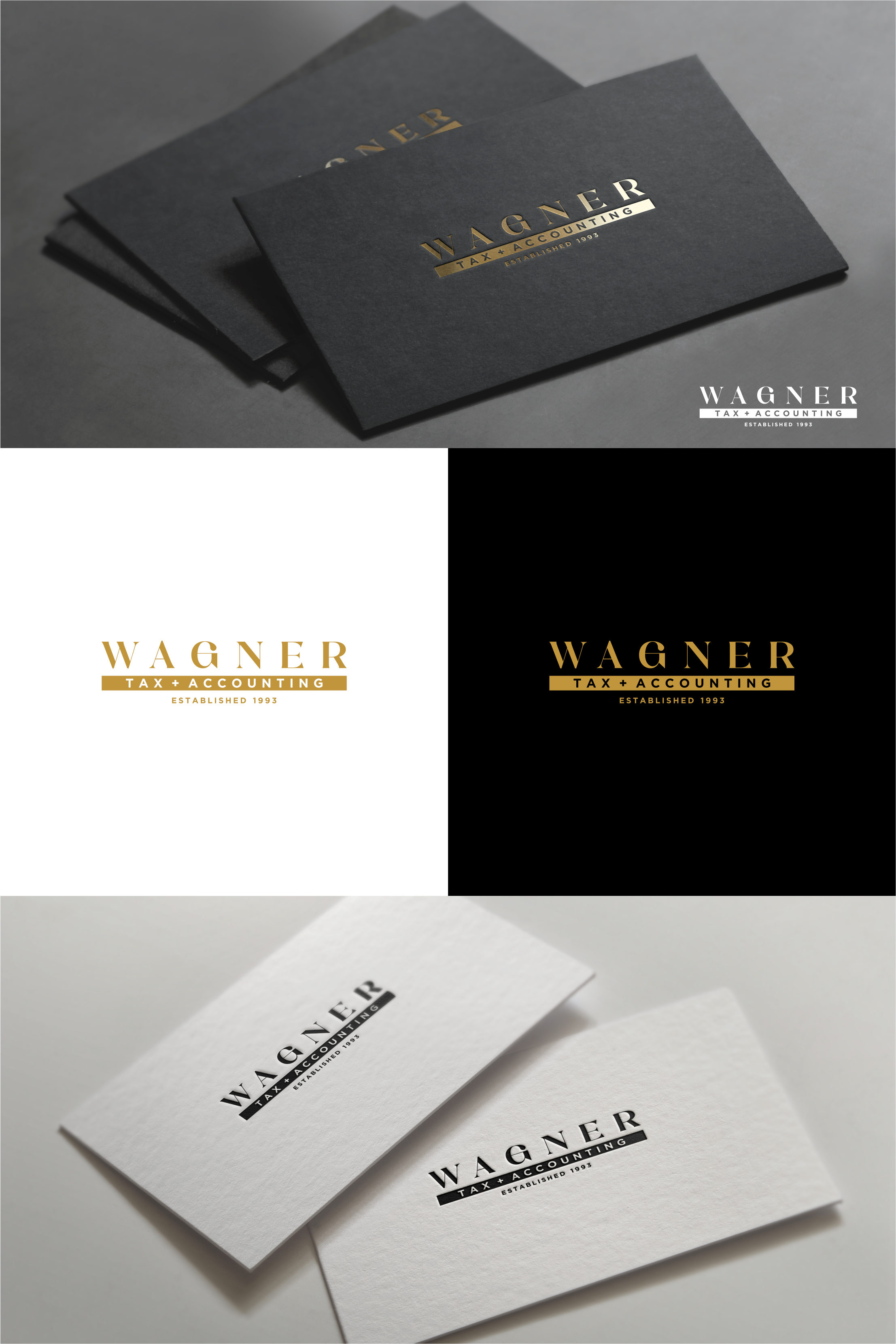 Logo Design by zeeone for Wagner Tax + Accounting | Design #31602375