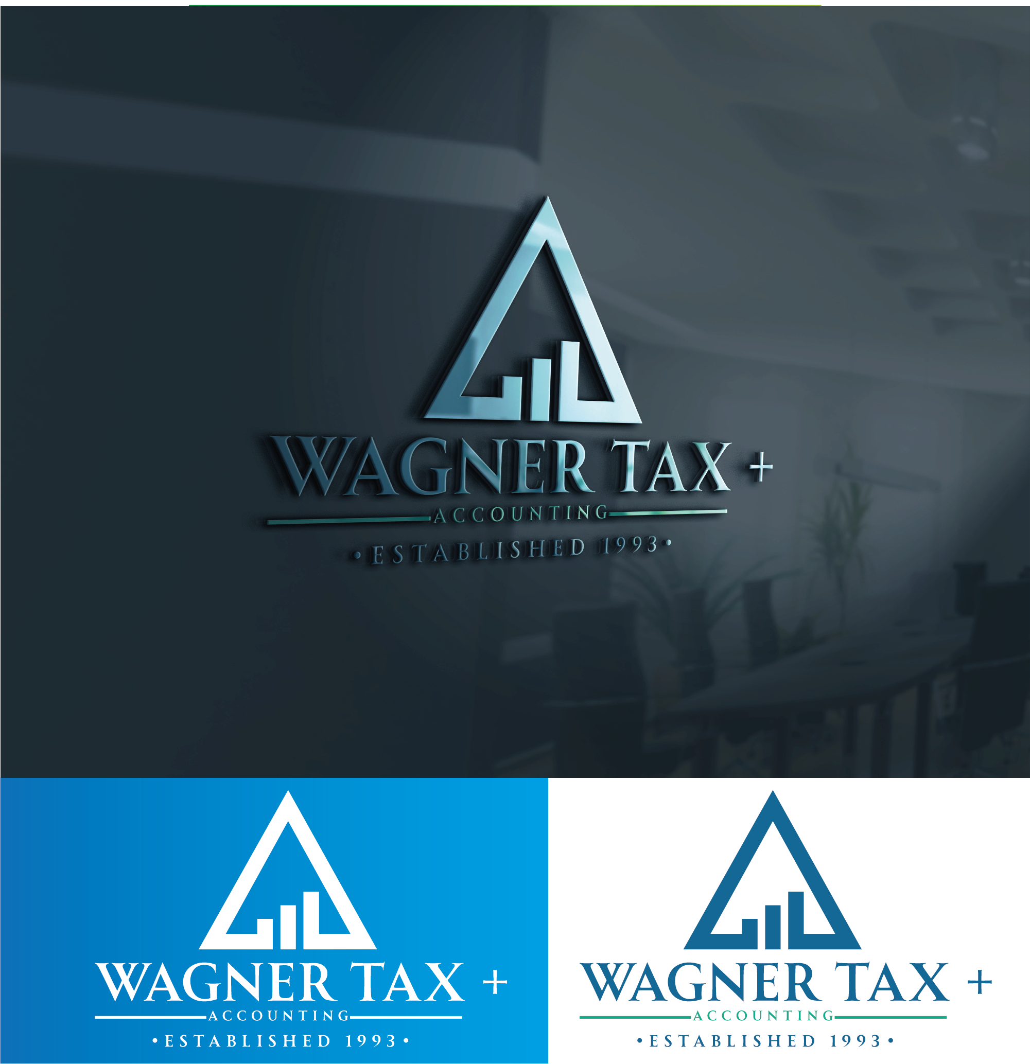 Upmarket, Modern, Accounting Logo Design for Wagner Tax + Accounting