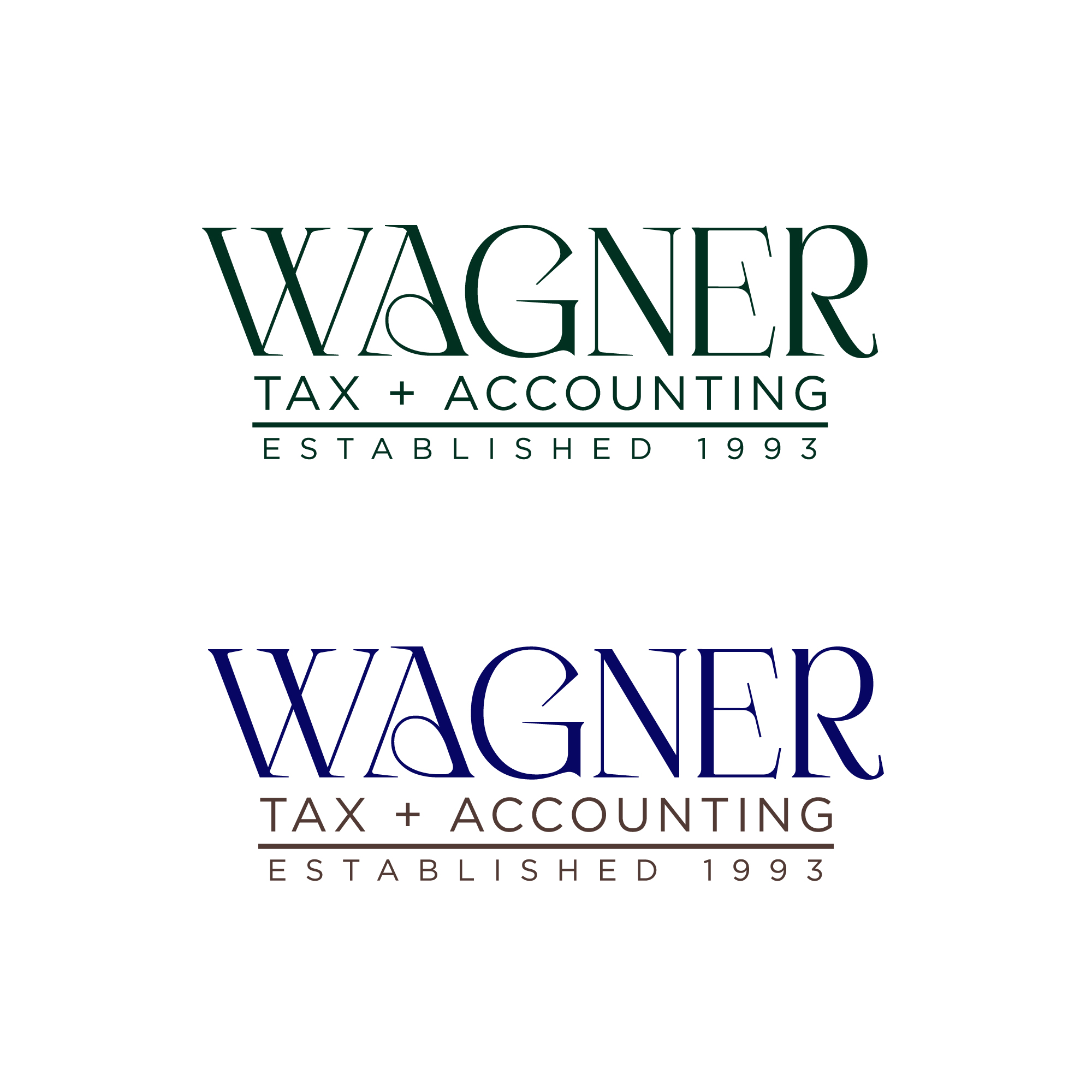 Logo Design by CrimsonRain for Wagner Tax + Accounting | Design #31625601